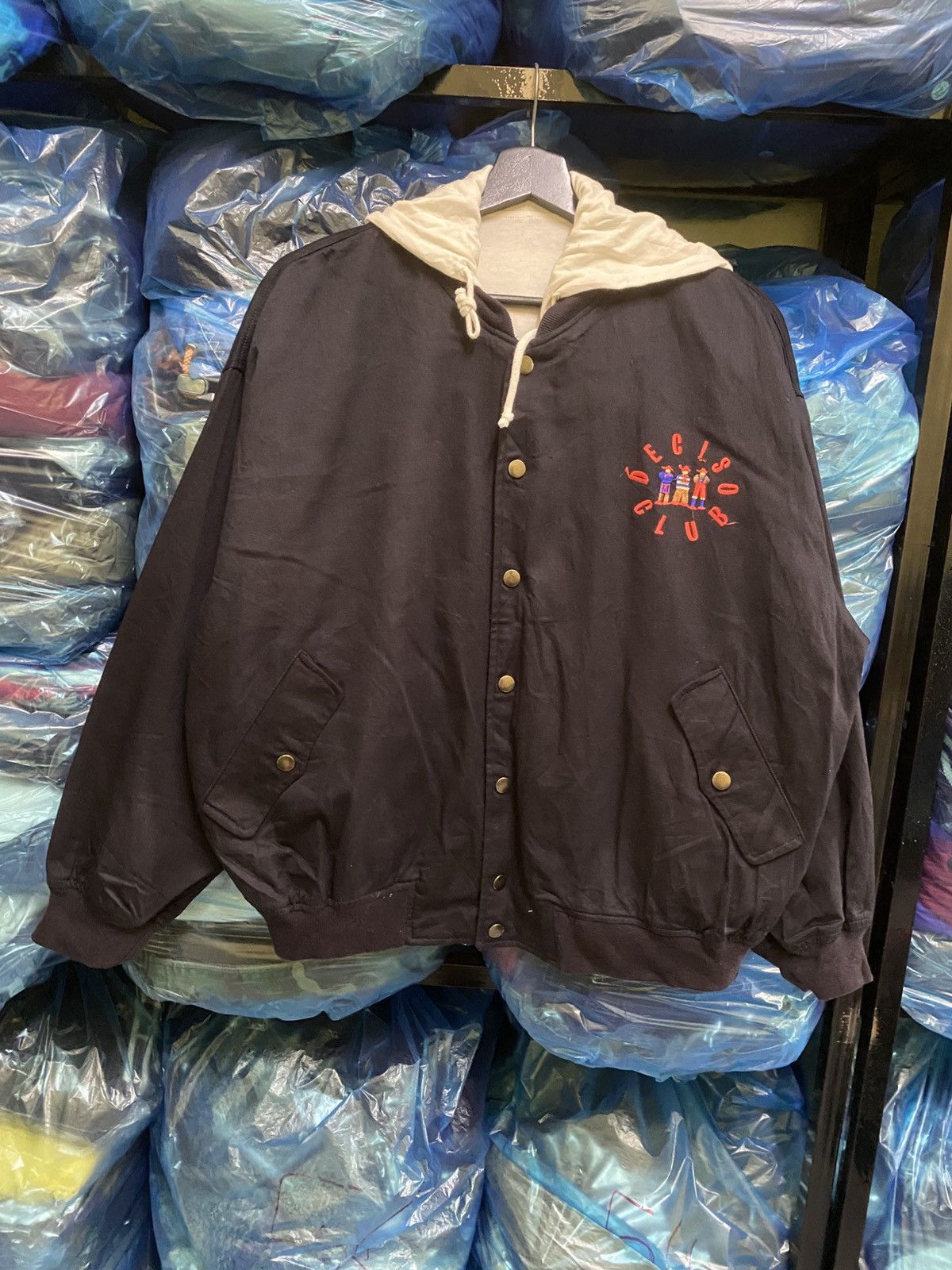Other VINTAGE DECISO CLUB VARSITY HOODIE JACKET Size US M / EU 48-50 / 2 - 1 Thumbnail