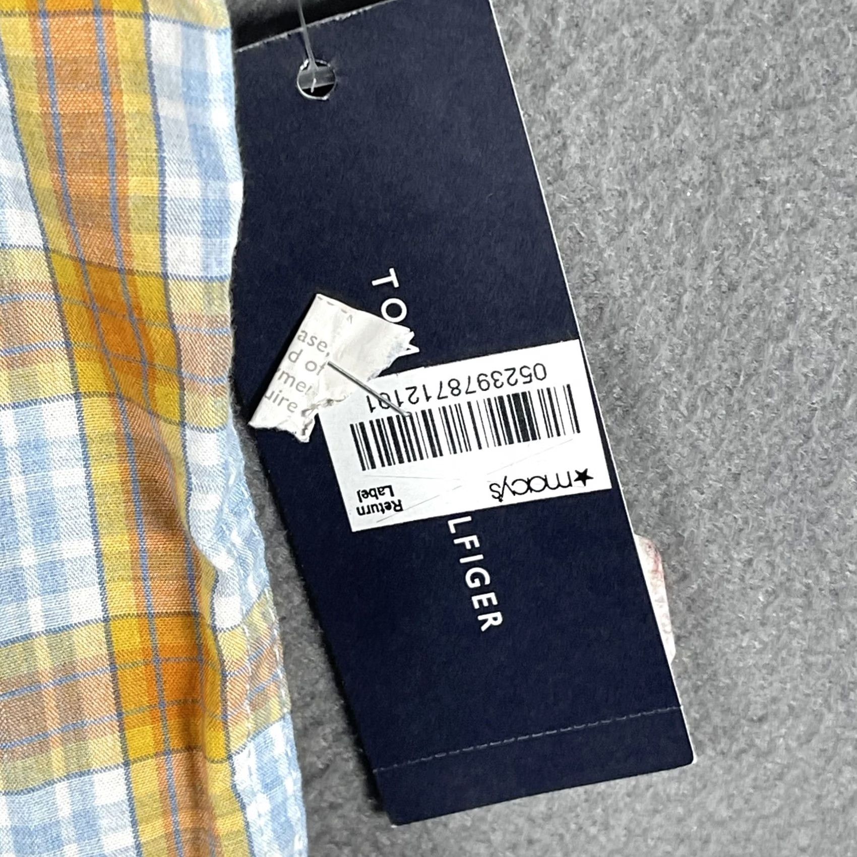 Tommy Hilfiger Tommy Hilfiger Shirt Mens 2XL Teal Yellow Plaid Classic Fit Button Up Cotton NWT Size US XXL / EU 58 / 5 - 5 Thumbnail