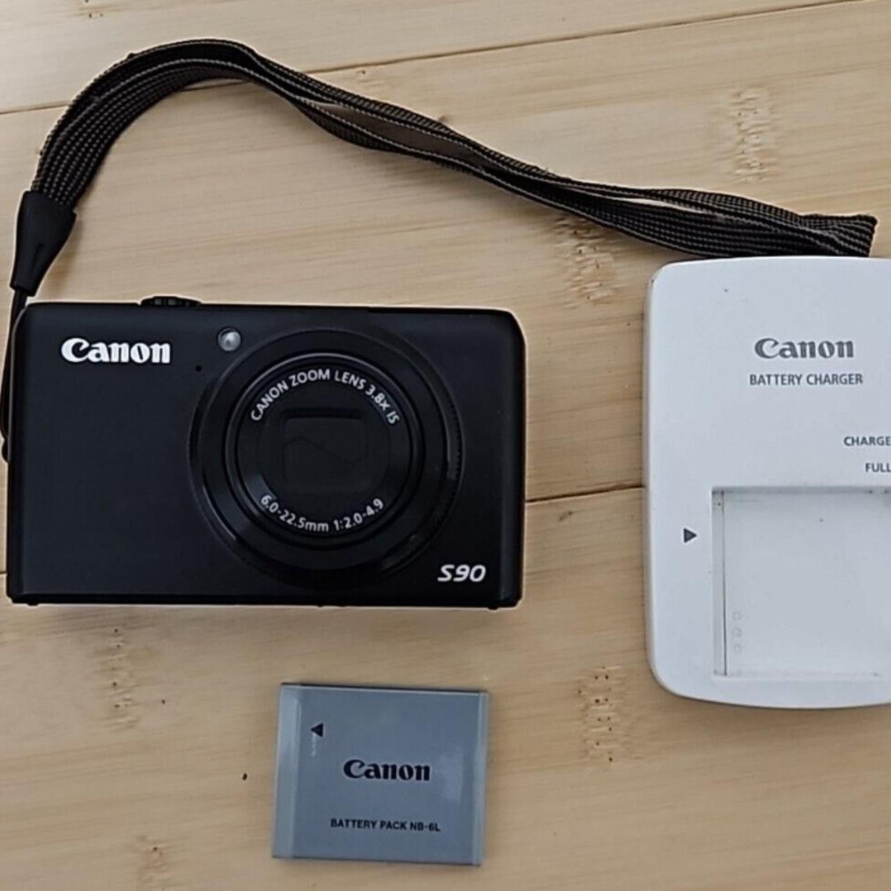 image of Canon Powershot S90 Digital Camera in Black, Men's