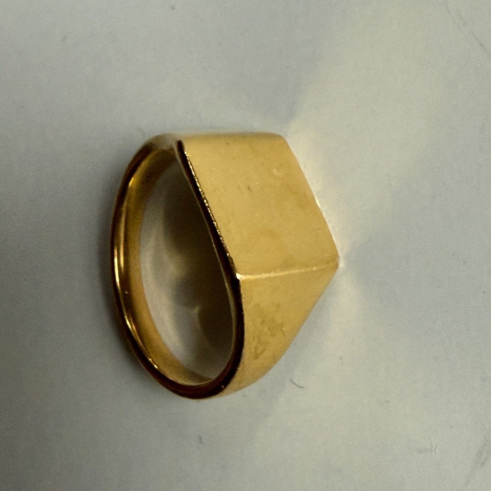 Miansai MIANSAI Gold Vermeil Signet Ring - Men's Size 9 Size ONE SIZE - 5 Thumbnail