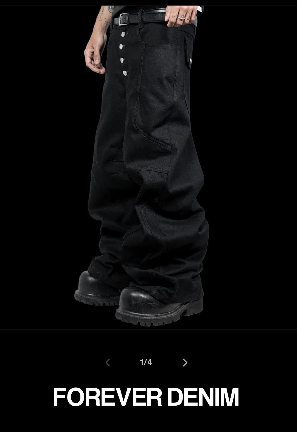 Other Roy Public Label Forever Denim Baggy size 34 Size US 34 / EU 50 - 5 Thumbnail