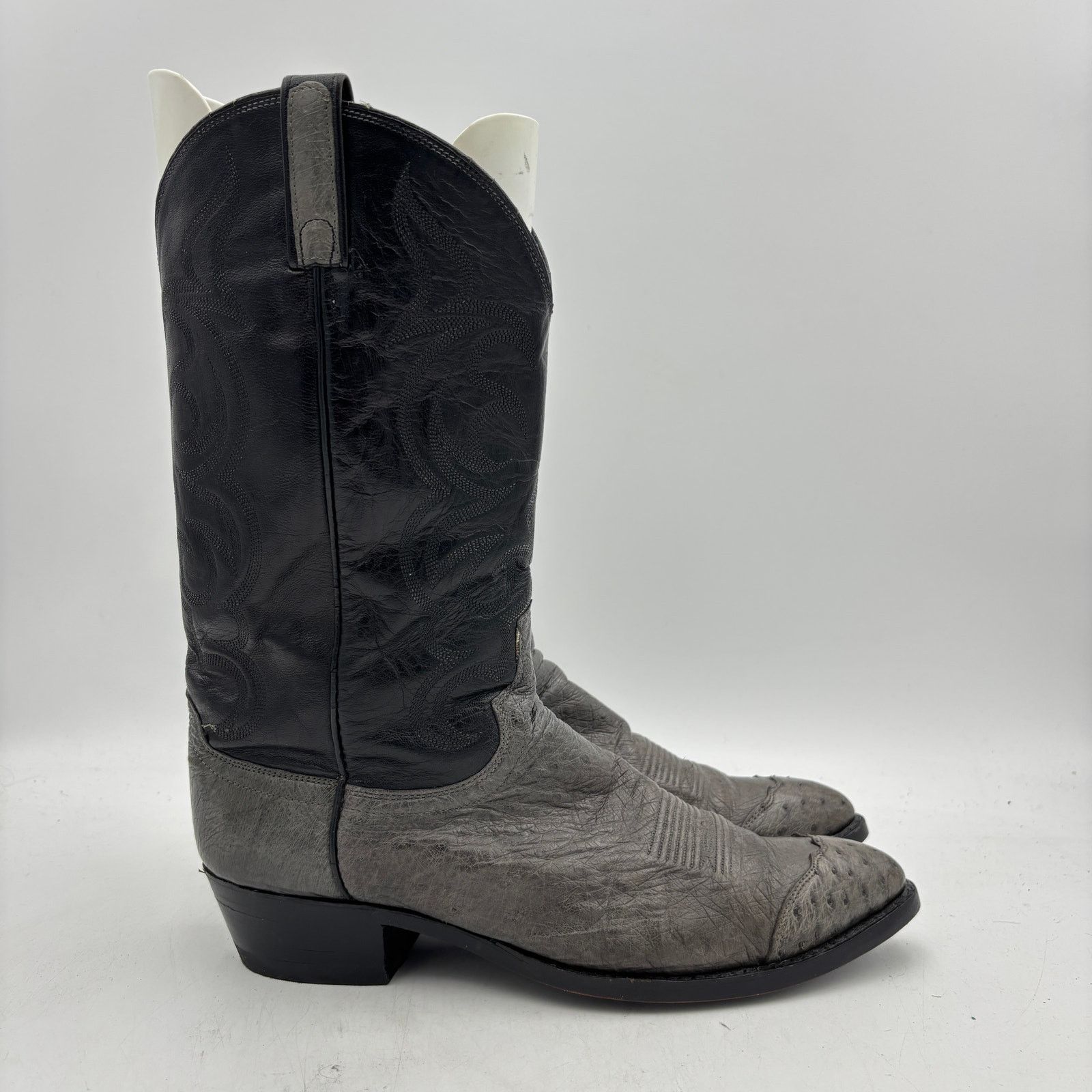 Dan Post Vintage Dan Post Exotic Ostrich Western Boots Snip Toe 11 D Size US 11 / EU 44 - 3 Thumbnail