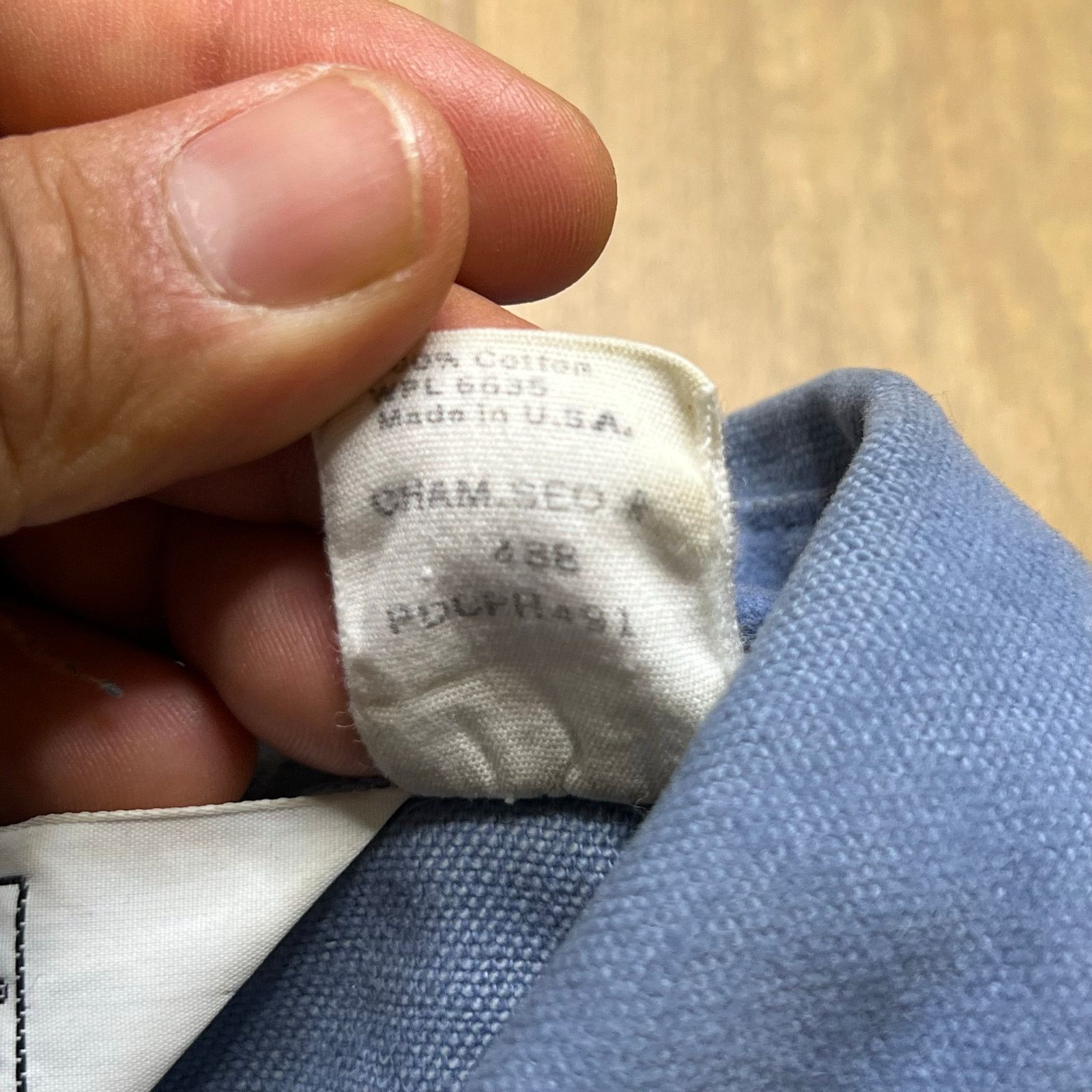 Woolrich Woolen Mills Vintage Woolrich Blue Chamois Cloth Work Shirt Women’s L USA Size L / US 10 / IT 46 - 5 Thumbnail