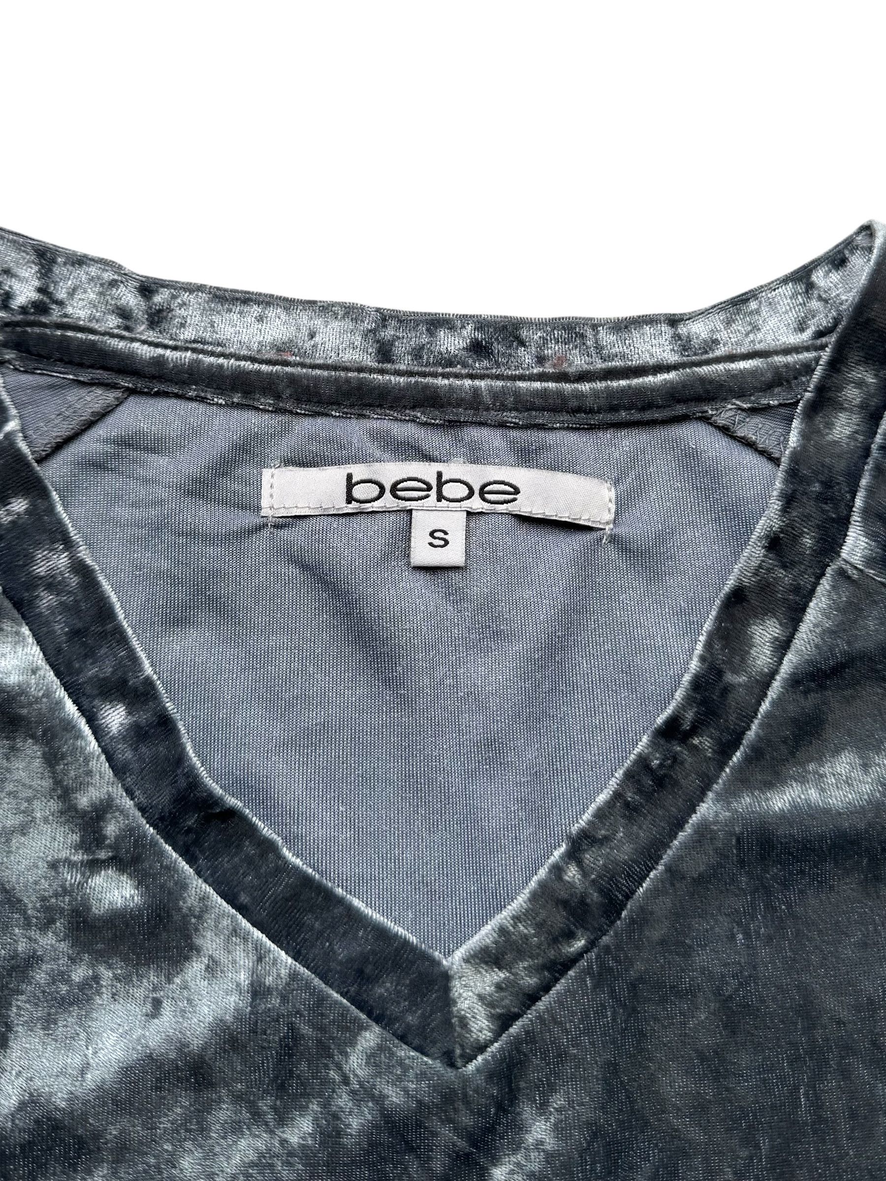 Bebe Bebe Vintage Velour Tank Top(V9) Size S / US 4 / IT 40 - 3 Thumbnail
