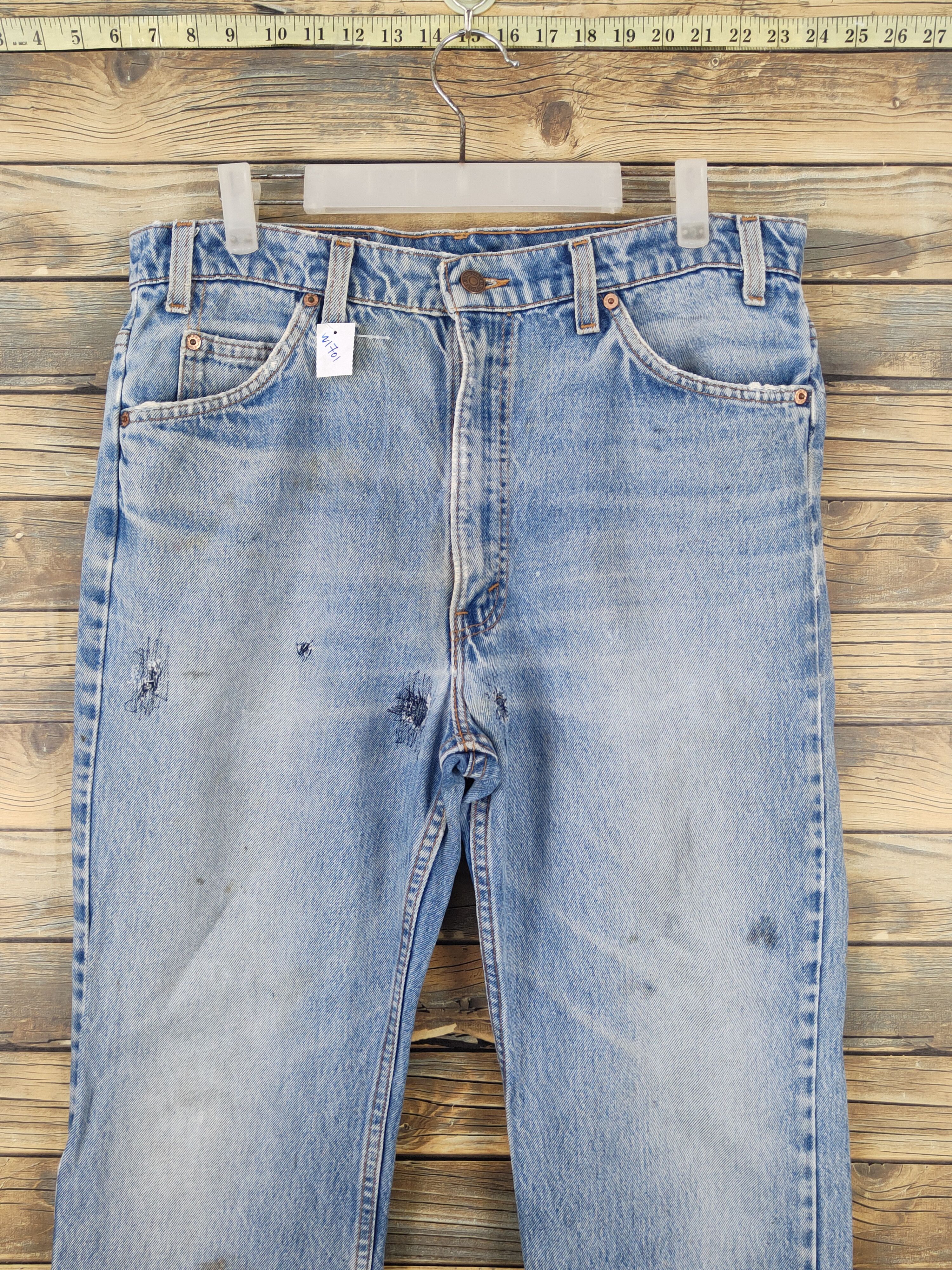 Levi's Levi's Blue Distressed Ripped denim Jeans #W1701 Size US 36 / EU 52 - 2 Thumbnail