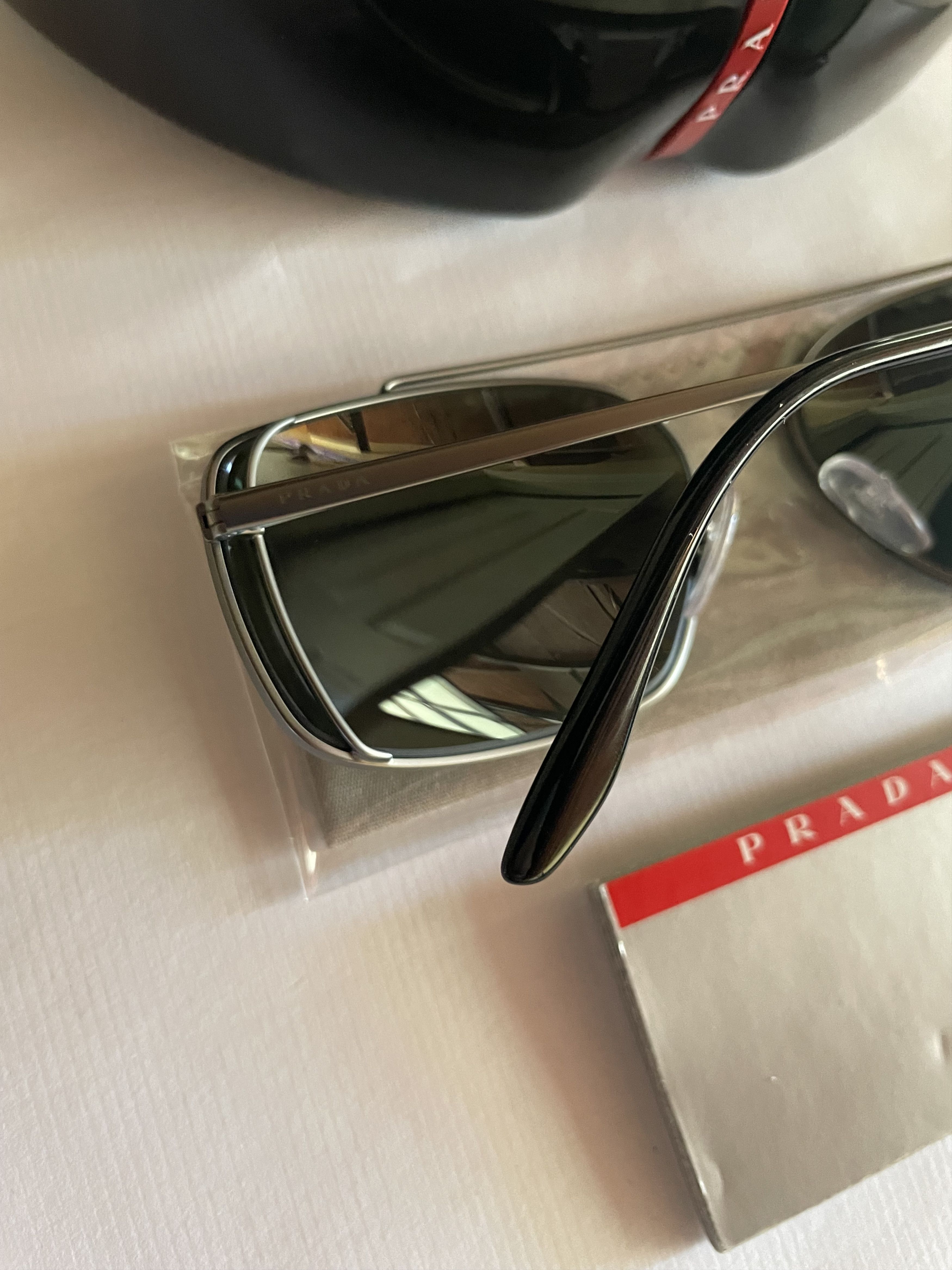 Prada Prada SPR 64V 7CQ-5X1 Polarized Unisex Sunglasses Size ONE SIZE - 7 Thumbnail