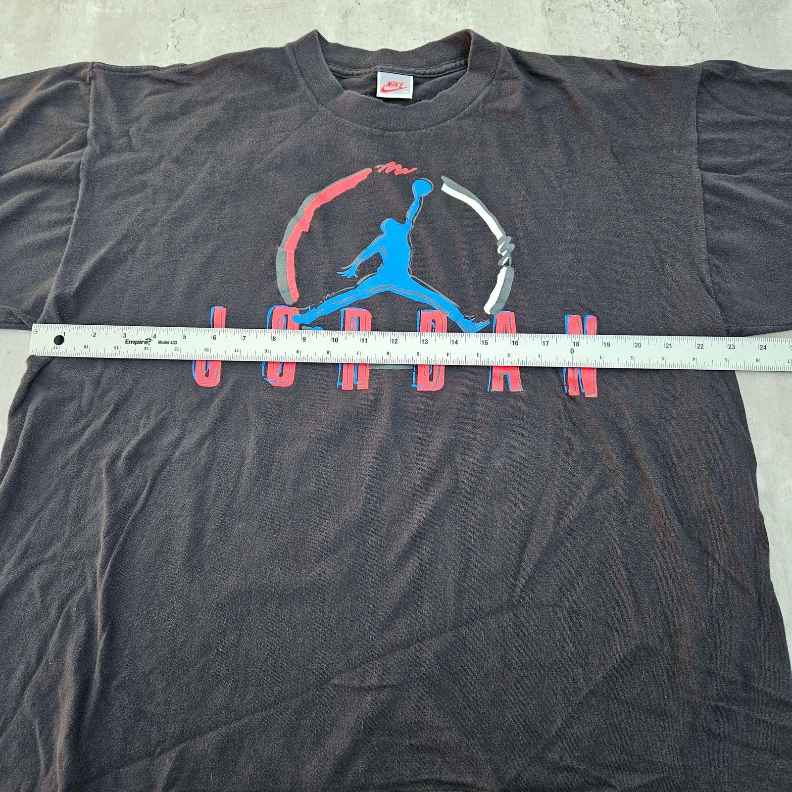 Nike Vintage 90s NIKE Air Jordan Iconic Logo T-shirt Size X-Large Size US XL / EU 56 / 4 - 6 Thumbnail