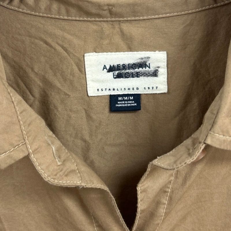 American Eagle Outfitters 2 New American Eagle Womens Medium Button Up Collared Shirts Size M / US 6-8 / IT 42-44 - 3 Thumbnail