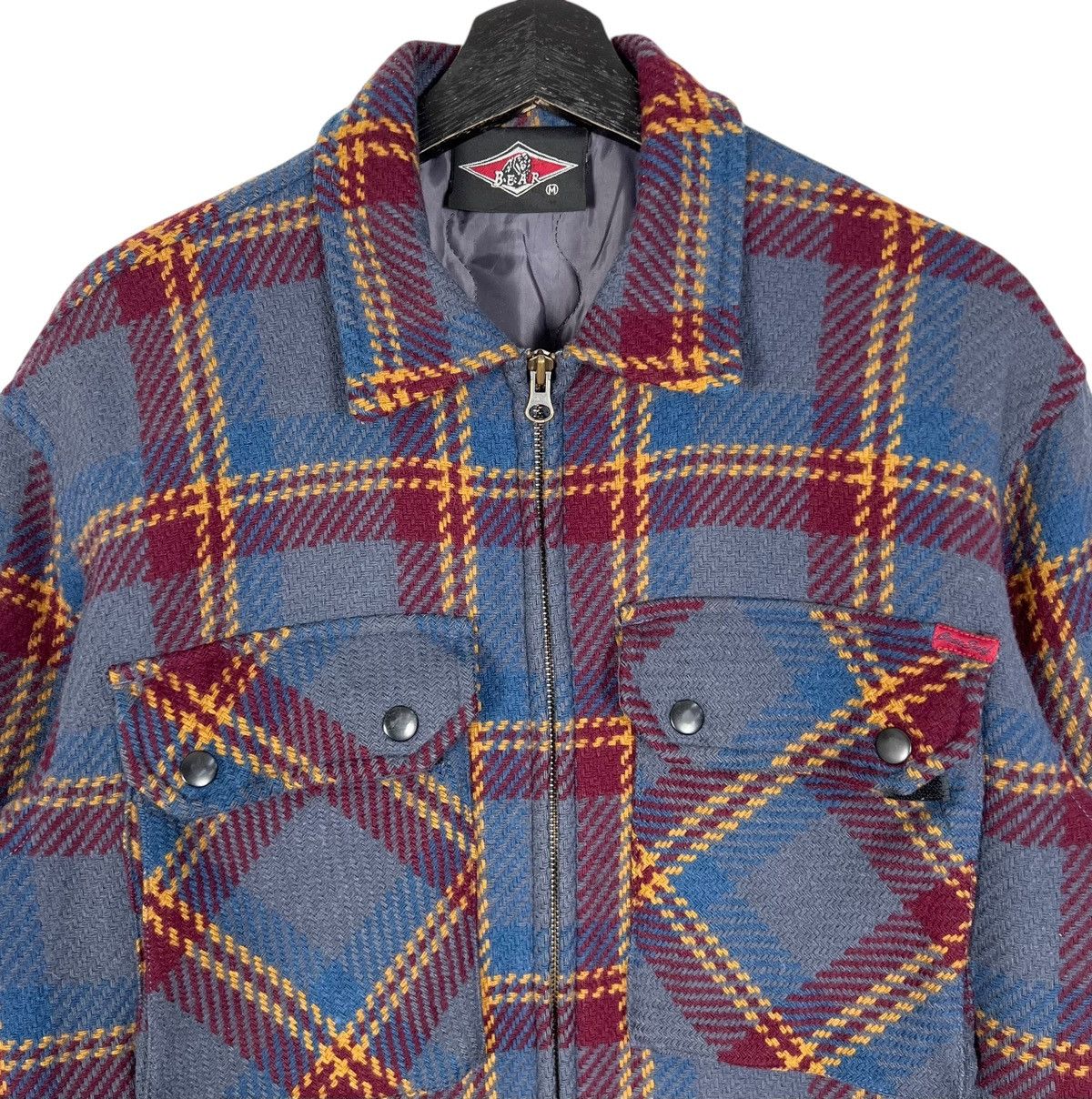 Ron Jon Surf Shop Surf Bear Flannel Zipper Jacket Size US M / EU 48-50 / 2 - 3 Thumbnail