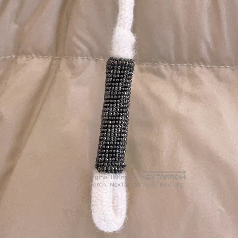Brunello Cucinelli Brunello Cucinelli Pearl Decorated Long Quilted Vest Size XS / US 0-2 / IT 36-38 - 5 Thumbnail