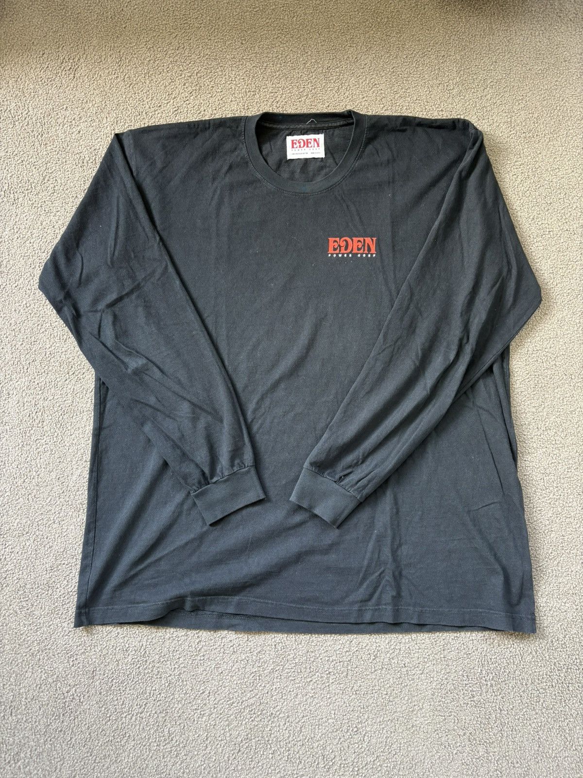 EDEN Power Corp Eden Power Corp Black Logo Long Sleeve T-Shirt Size US XL / EU 56 / 4 - 3 Thumbnail