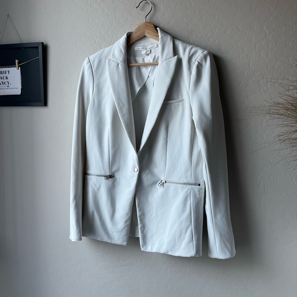 Veronica Beard Veronica Beard Blazer Schoolboy Scuba Dickey Blazer Jacket W Size M / US 6-8 / IT 42-44 - 3 Thumbnail