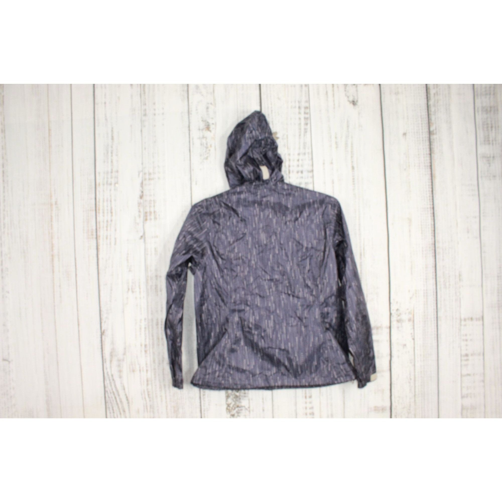 Eddie Bauer Eddie Bauer Women's Blue Printed Waterproof Hooded Jacket L Size L / US 10 / IT 46 - 2 Thumbnail