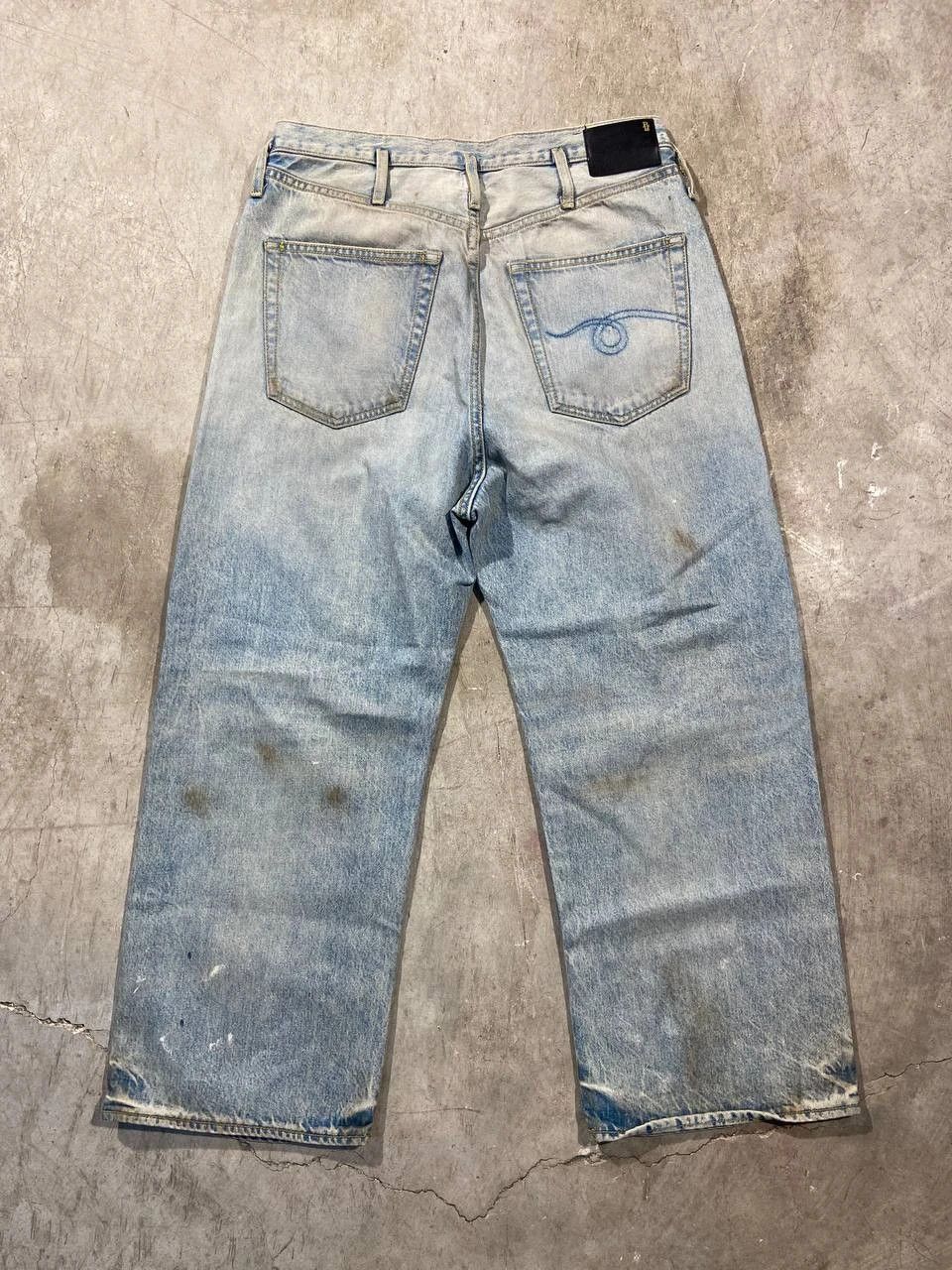 R13 R13 BAGGY Denim Jeans Size 27" / US 4 / IT 40 - 2 Thumbnail