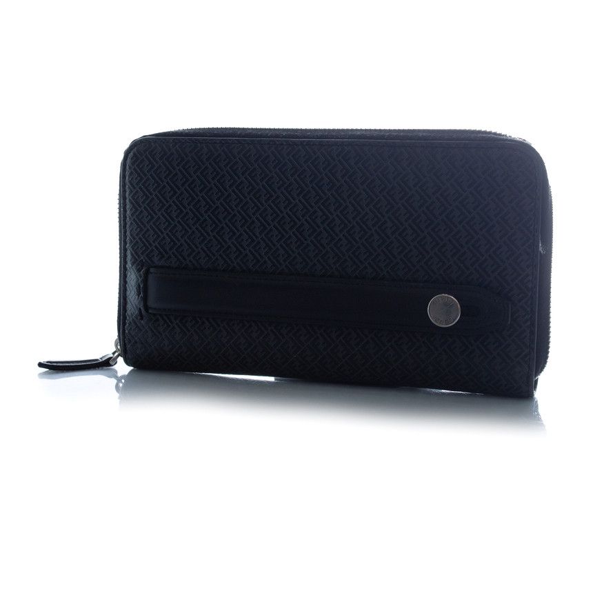 Fendi Fendi, FF print leather continental zip clutch Size ONE SIZE - 2 Thumbnail