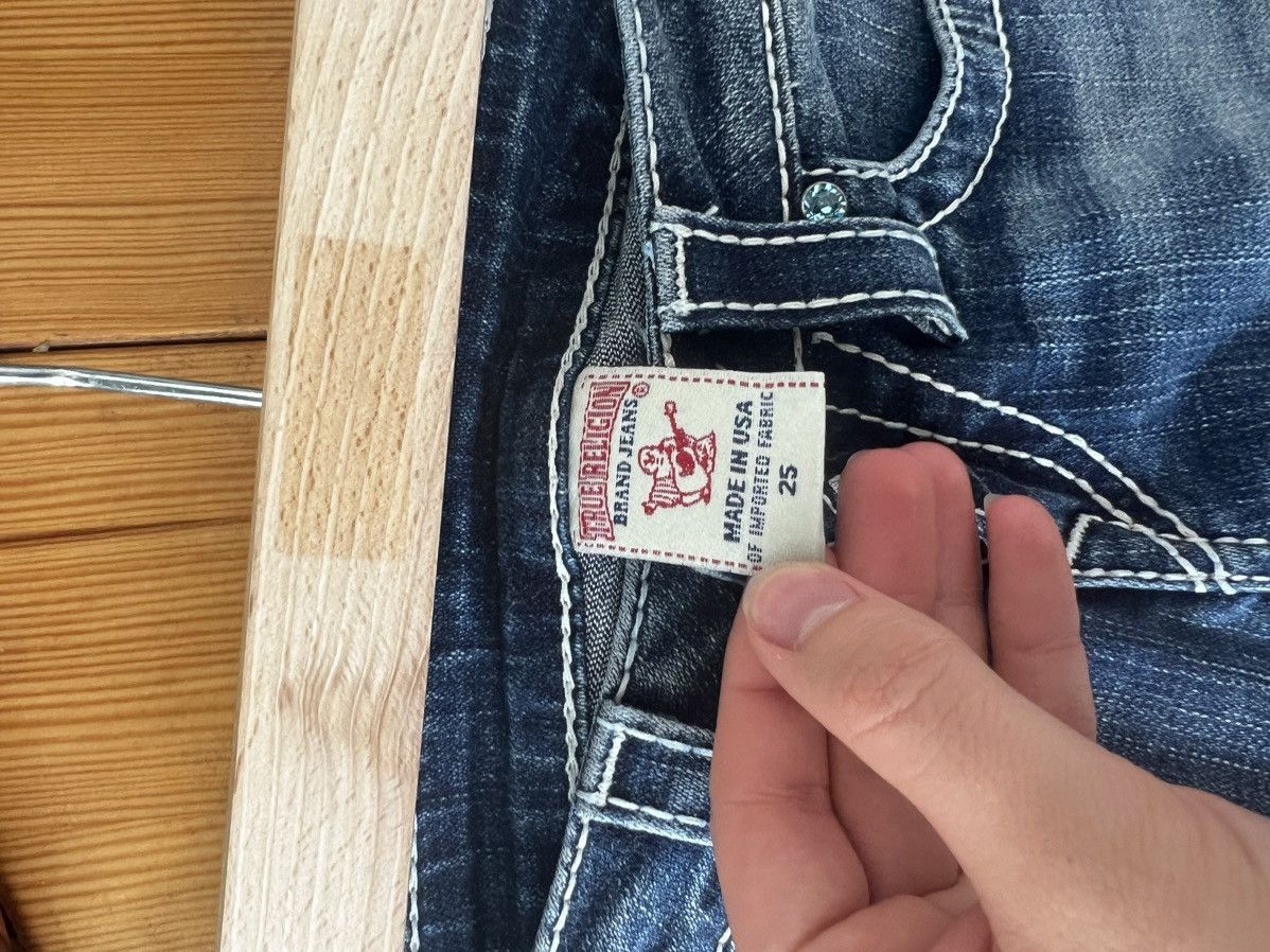 True Religion Rare Vintage True Religion Swarovski Denim Pants Y2K Drip Size 25" / US 0 / IT 36 - 9 Thumbnail