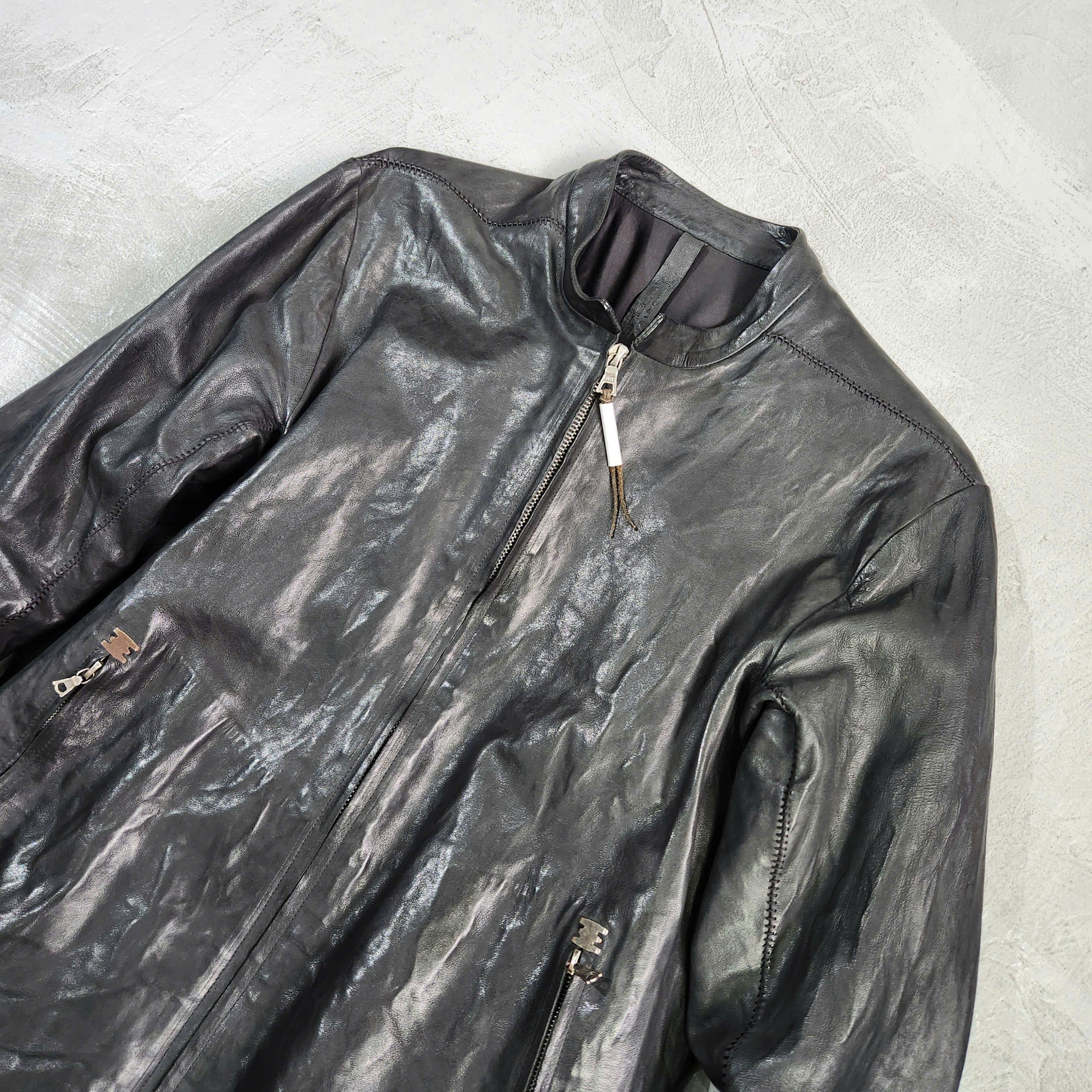 Isaac Sellam Experience Issac Sellam inflatable moto spine lamb leather jacket Size US L / EU 52-54 / 3 - 9 Thumbnail