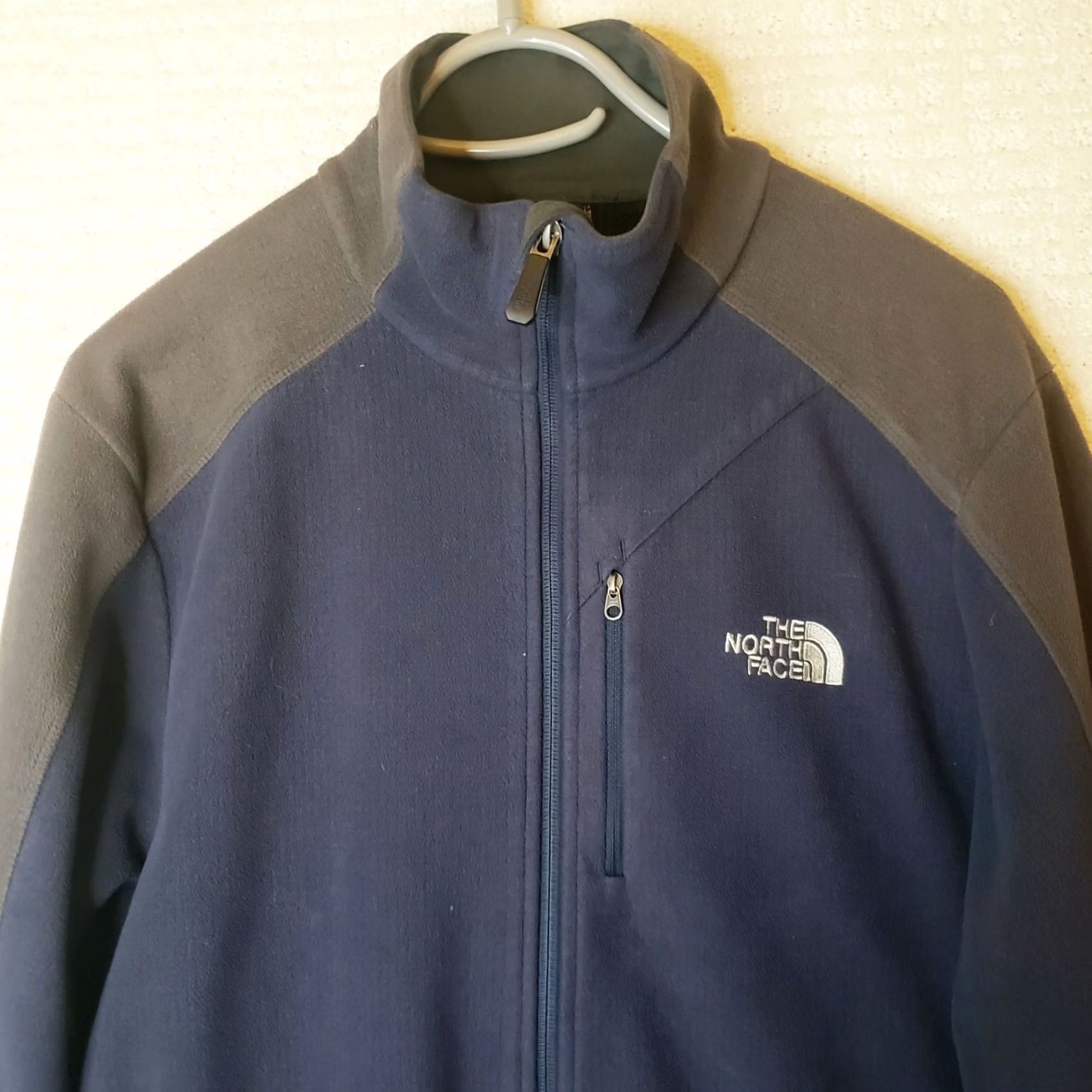 The North Face The North Face Windwall Fleece Jacket Men's M Blue Windproof Insulated Lined Full Zip Pockets Size US M / EU 48-50 / 2 - 6 Thumbnail
