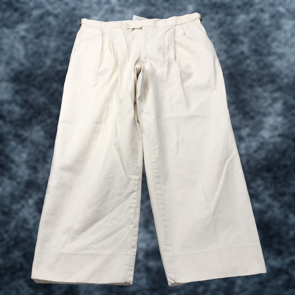 Banana Republic Banana Republic Pants Mens 40x31 Beige 100% Cotton Athletics Wide Casual NWT Size US 40 / EU 56 - 1 Thumbnail