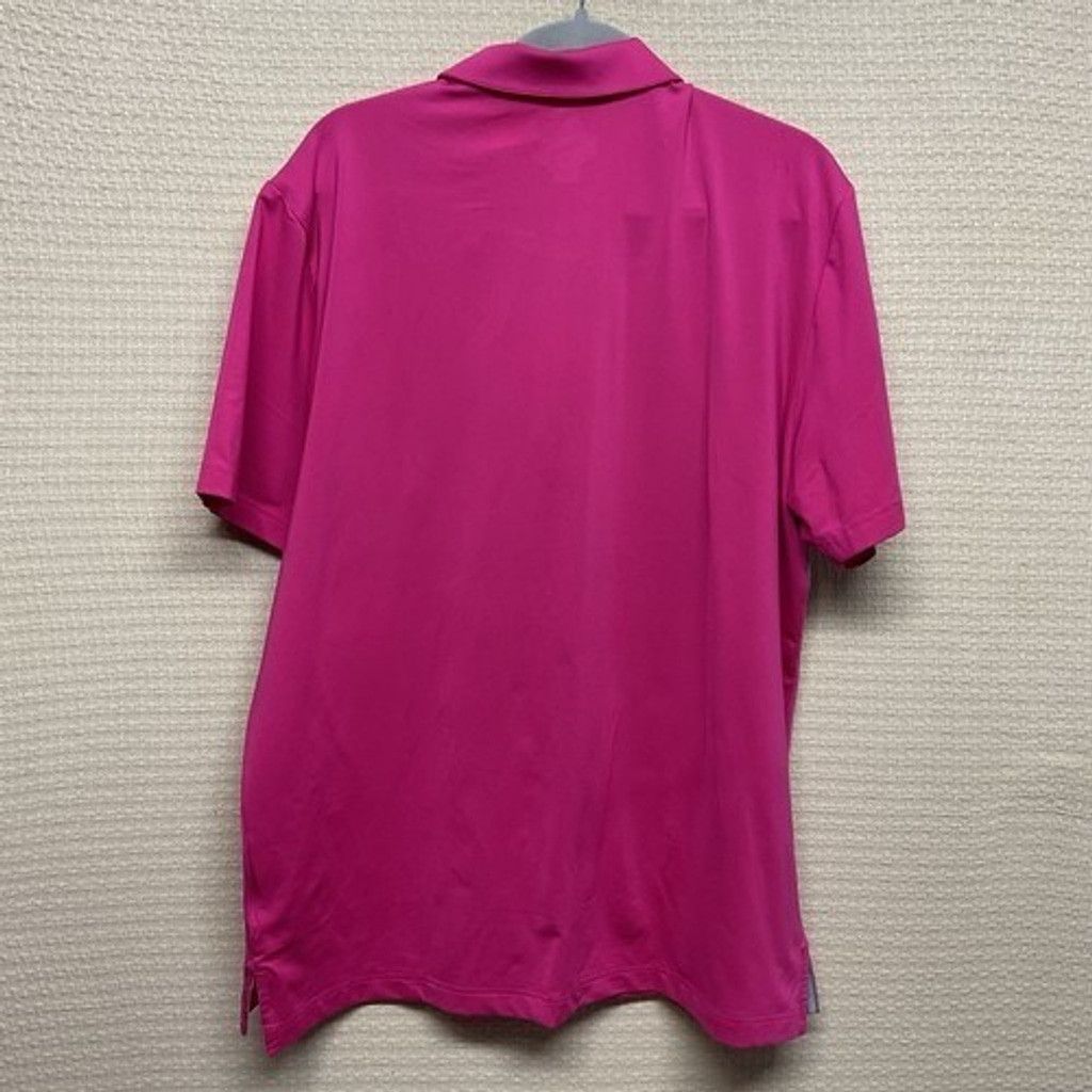 Adidas NWOT Adidas Pink/Navy Short Sleeve Golf Polo Shirt Men Large Size US L / EU 52-54 / 3 - 8 Thumbnail