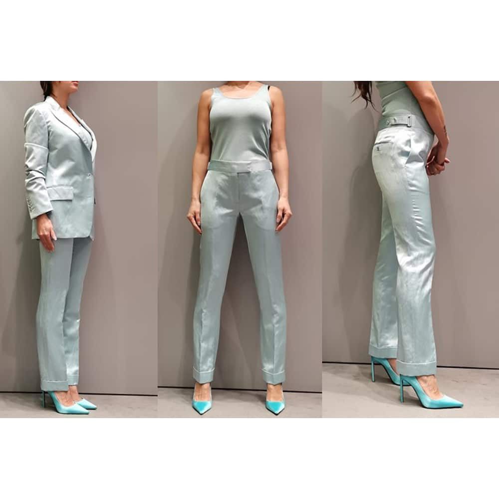 Tom Ford o1loc1c0924 PAW530 Woven Pant in Light Green Size 27" / US 4 / IT 40 - 4 Thumbnail