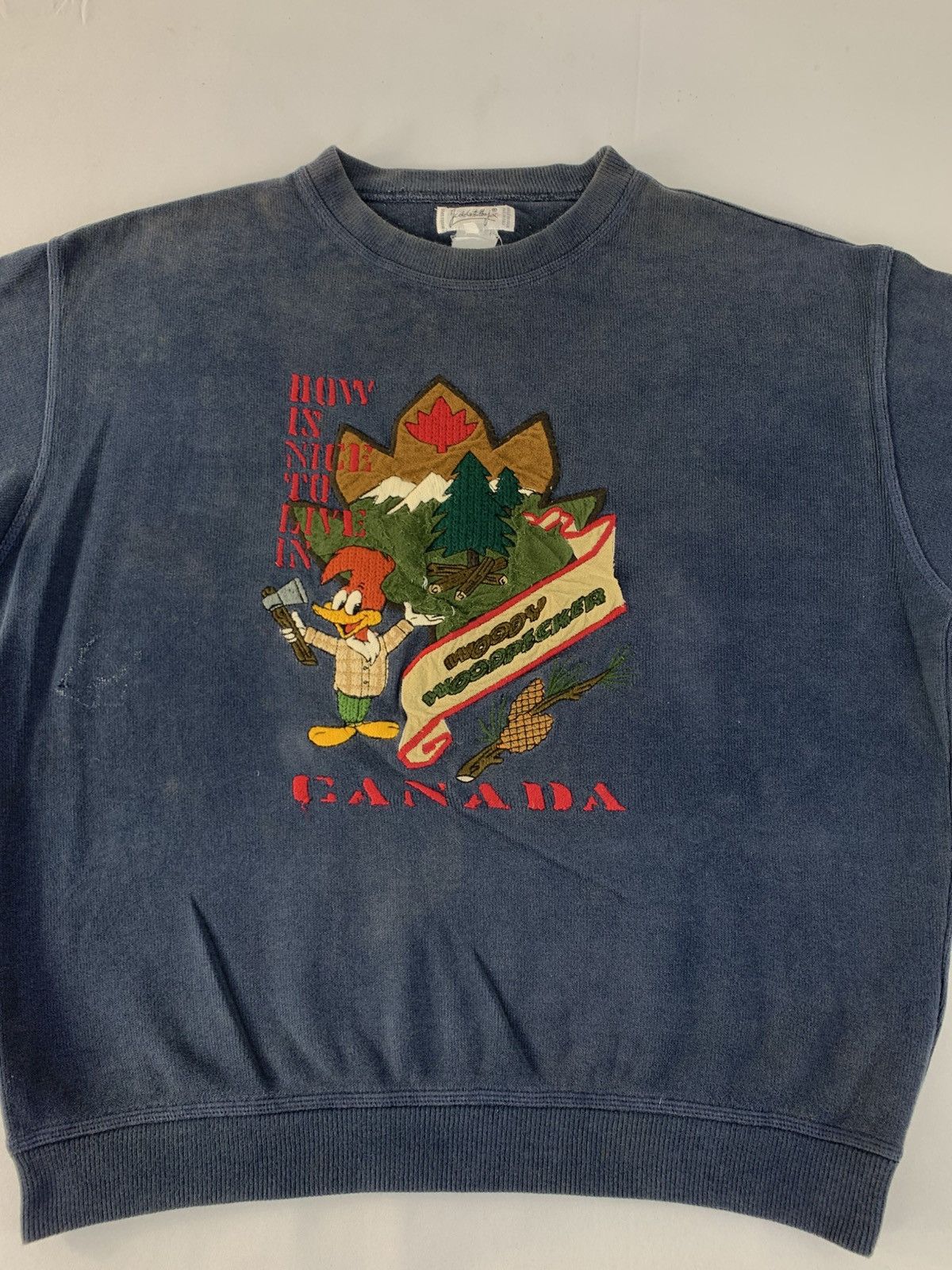 Jean Charles De Castelbajac JC Castelbajac Crewneck Sweatshirt Embroidery Logo Canada Size US XL / EU 56 / 4 - 3 Thumbnail
