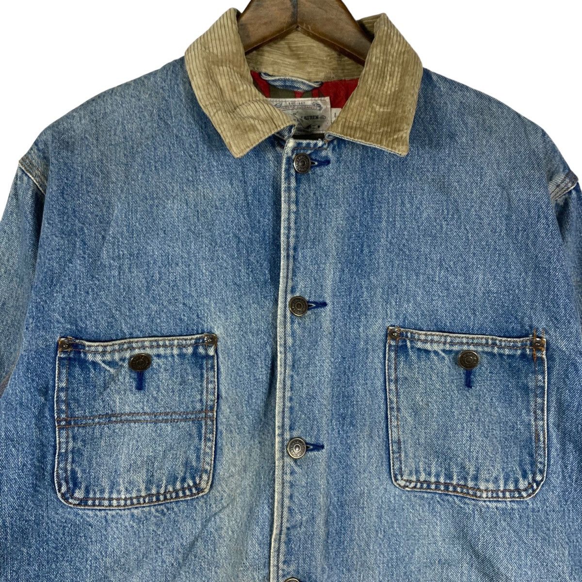 Polo Ralph Lauren × RRL Ralph Lauren × Ralph Lauren Vintage Polo Ralph Laurent Aztec Lined Jacket Size US L / EU 52-54 / 3 - 7 Thumbnail