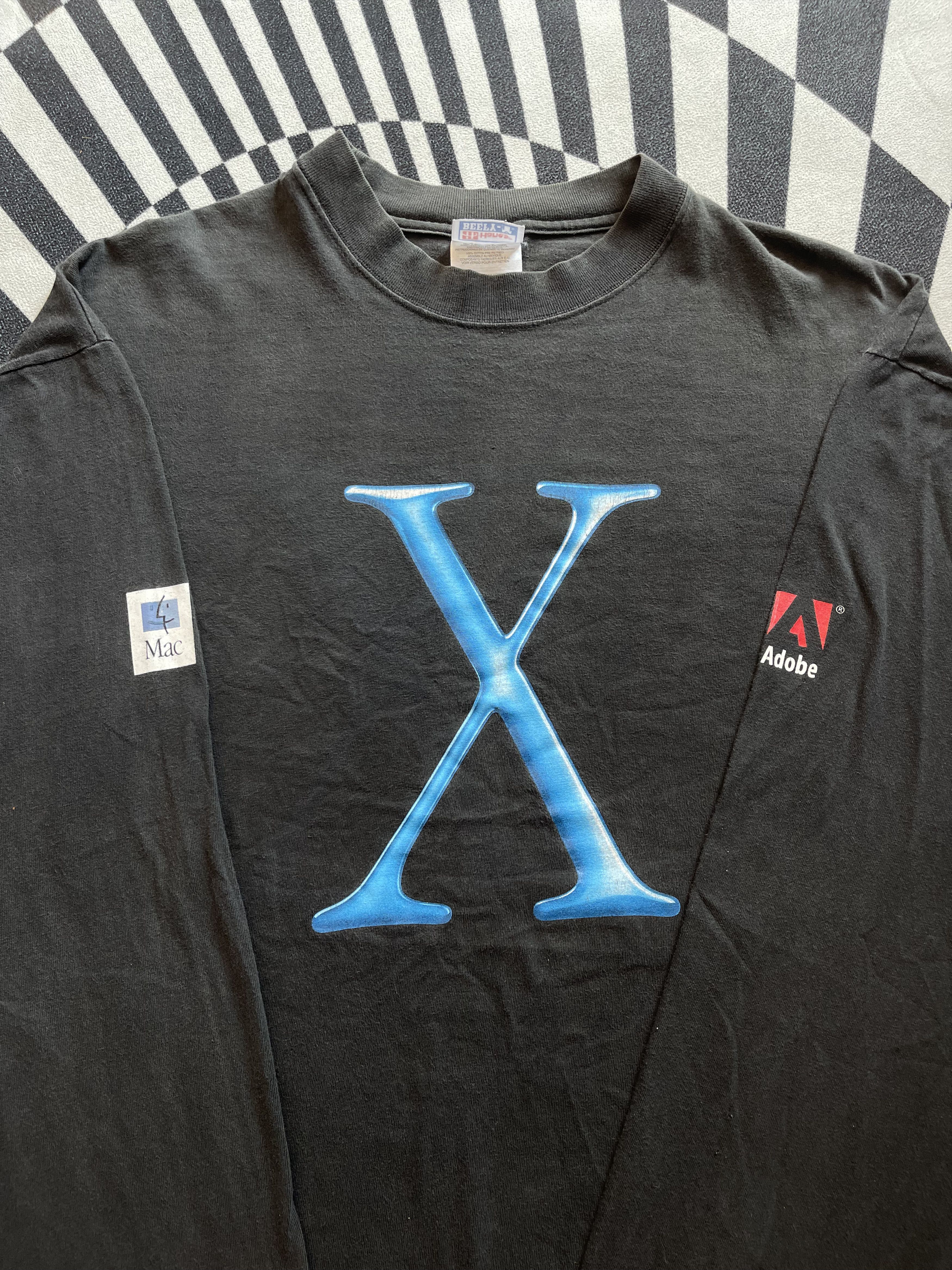 Apple Vintage Y2K Apple Mac OS X x Adobe Promo Long Sleeve Tee XL Size US XL / EU 56 / 4 - 3 Thumbnail