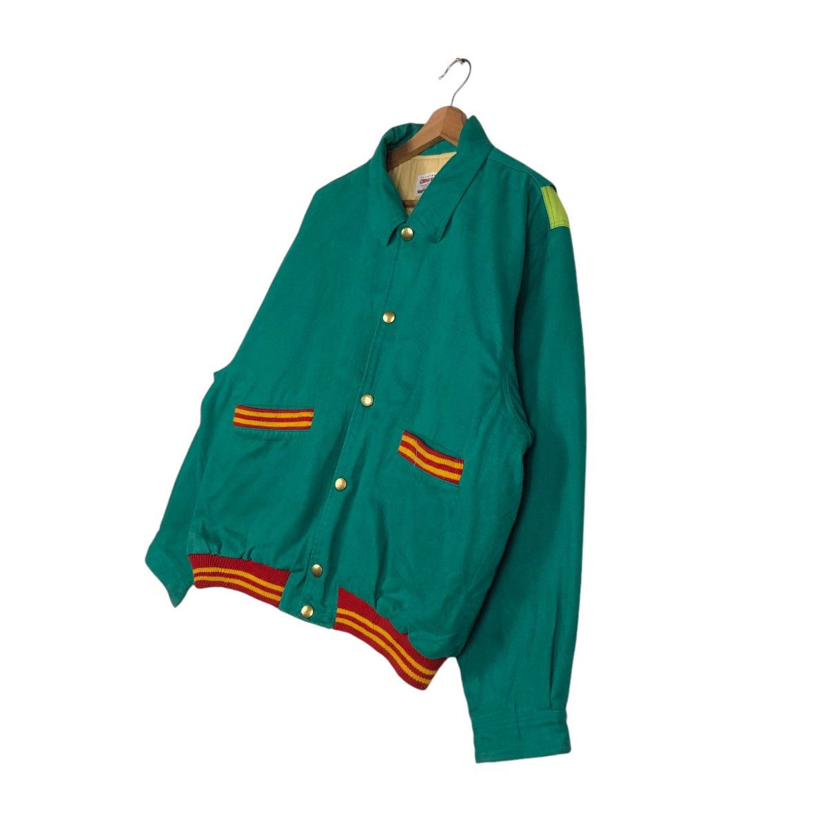 Japanese Brand 📌VINTAGE BOMBER JACKET JIRO JIRO BIG LOGO SPELL OUT Size US L / EU 52-54 / 3 - 3 Thumbnail