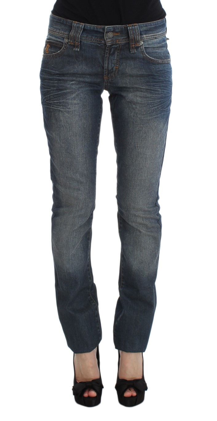 John Galliano Chic Slim Fit Blue Women's Jeans Size 25" / US 0 / IT 36 - 1 Thumbnail