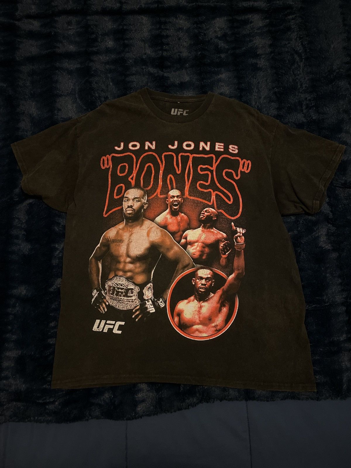 UFC × Vintage Jon “Bones” Jones Vintage T Shirt Size US L / EU 52-54 / 3 - 1 Thumbnail