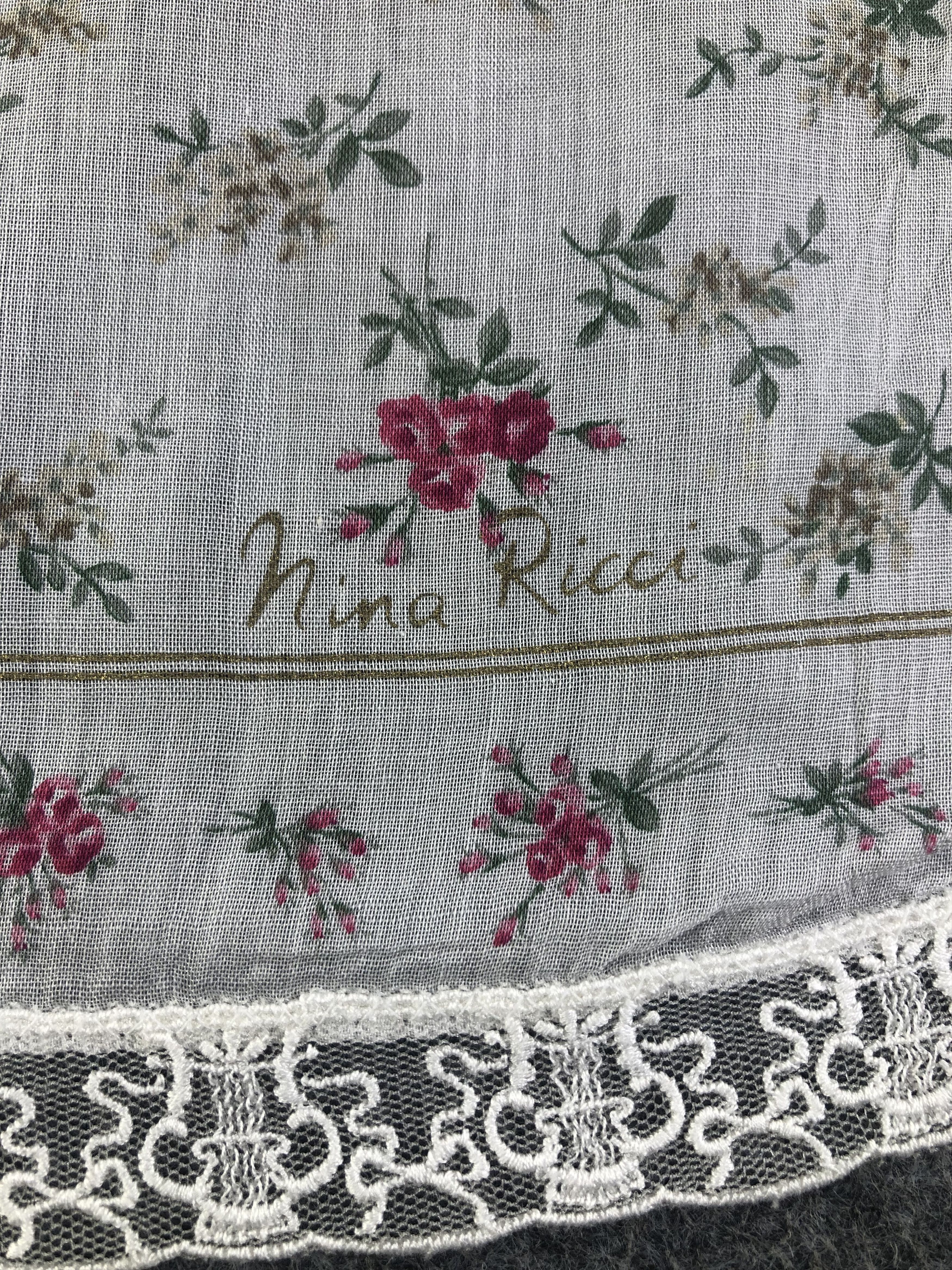 Nina Ricci × Vintage Nina Ricci Handkerchief / Bandana / Neckerchief Size ONE SIZE - 5 Thumbnail