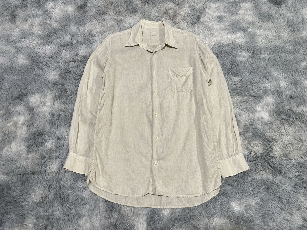 120% Lino 🔥Vintage 120% Lino Linen Shirt Size US XL / EU 56 / 4 - 1 Thumbnail