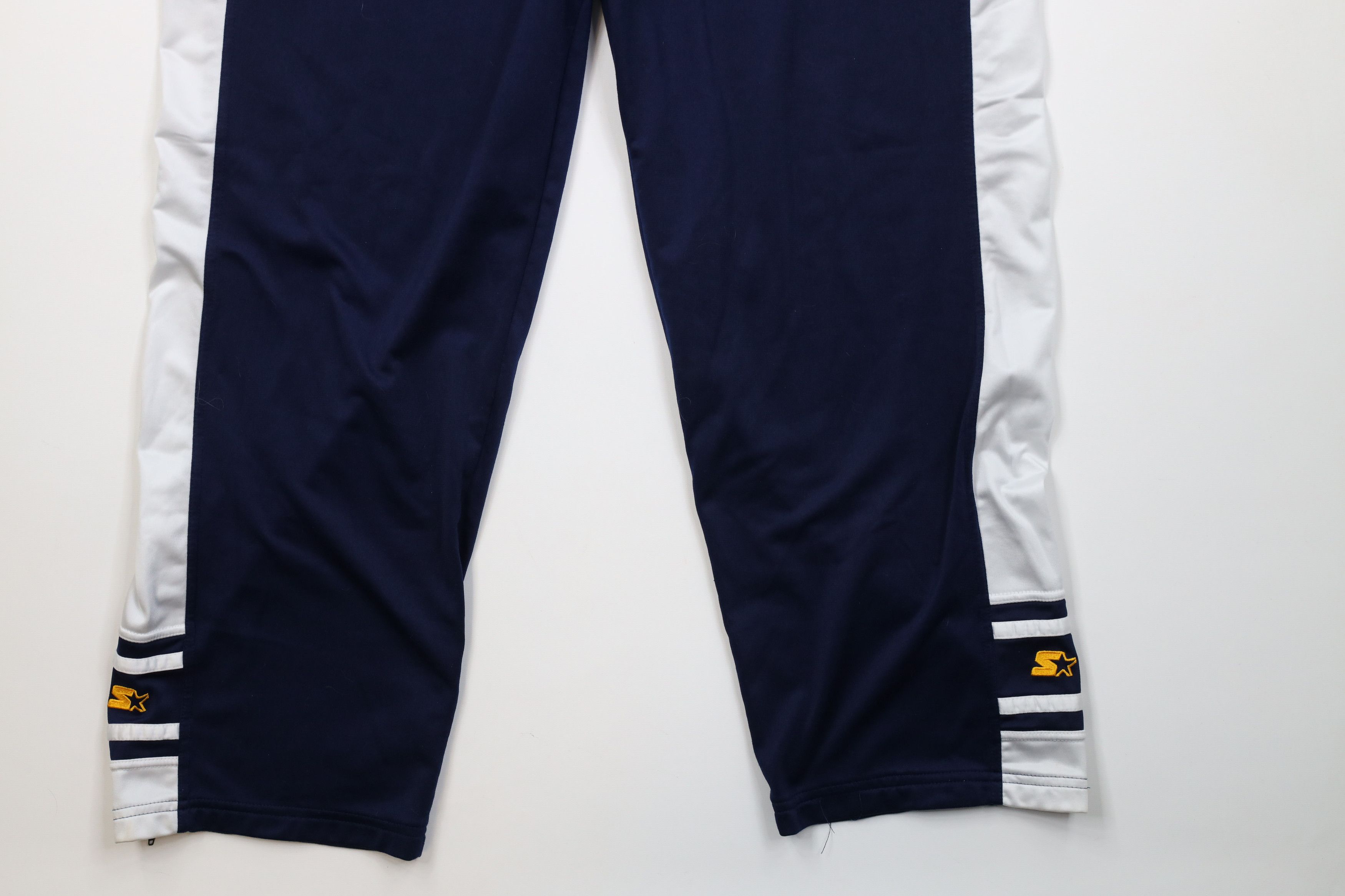 Starter Vintage 90s Starter Block Wide Leg Sweatpants Pants Blue Size US 38 / EU 54 - 5 Thumbnail