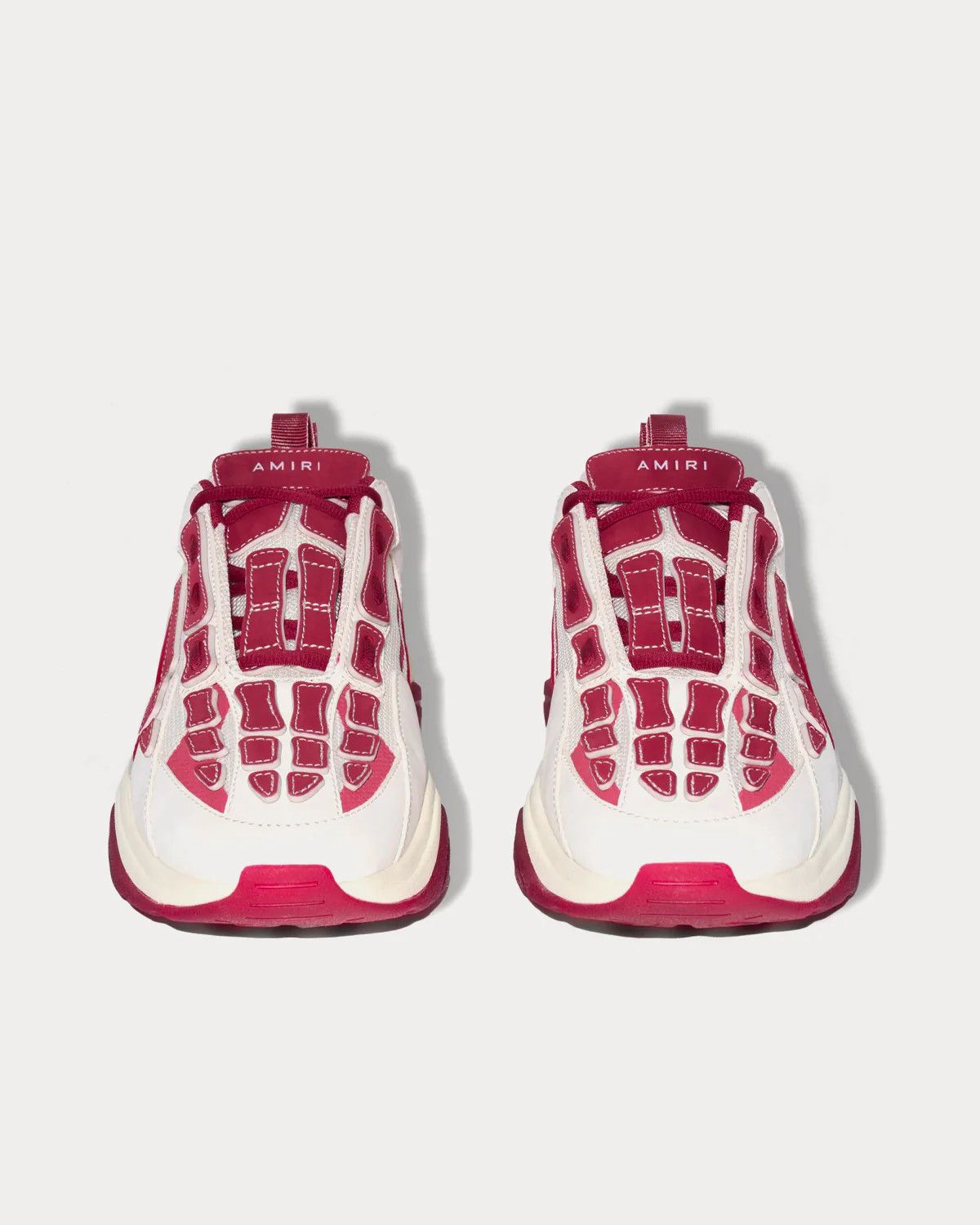 Amiri o1mle0426 Bone Runner Sneakers in Red/White Size US 11 / EU 44 - 2 Thumbnail