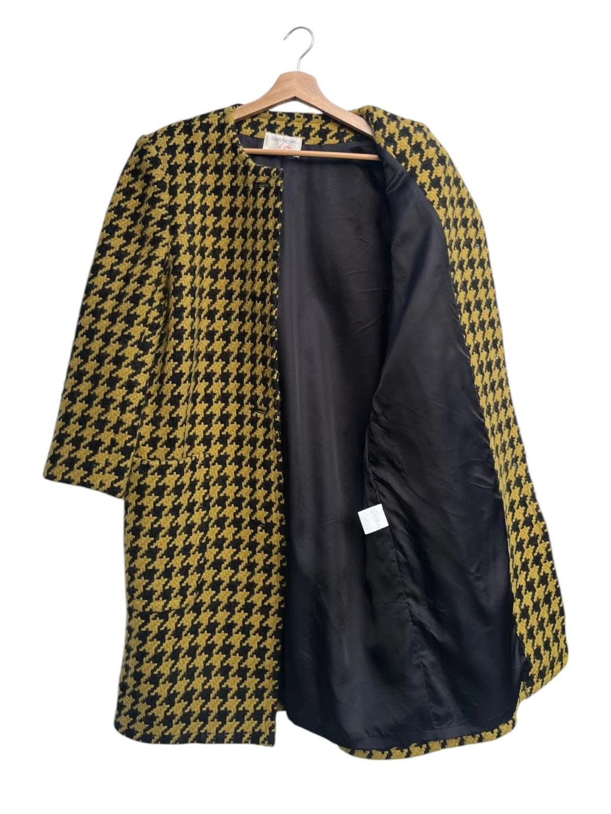 Givenchy Vintage Givenchy Life Tweed Check Wool Blend Coat Size M / US 6-8 / IT 42-44 - 4 Thumbnail