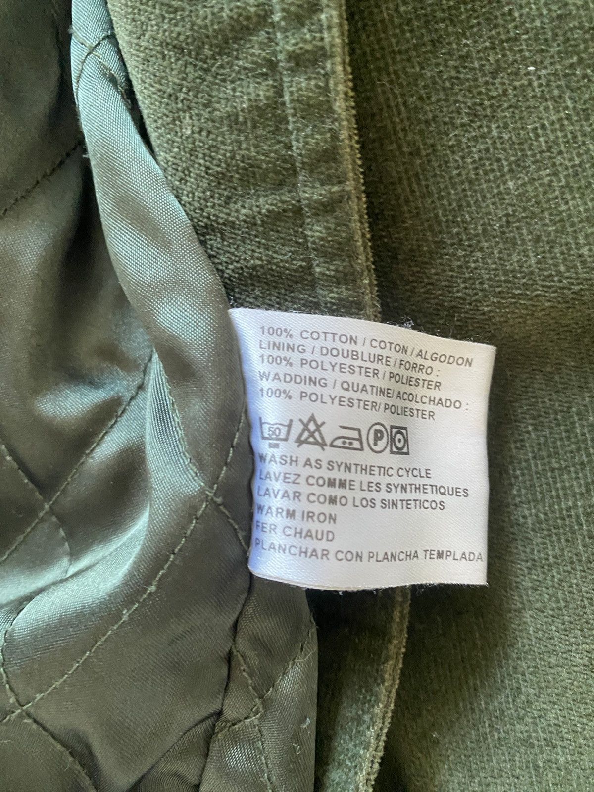 Other Moto Olive Trucker Jacket – Quilted Lining Size US L / EU 52-54 / 3 - 6 Thumbnail