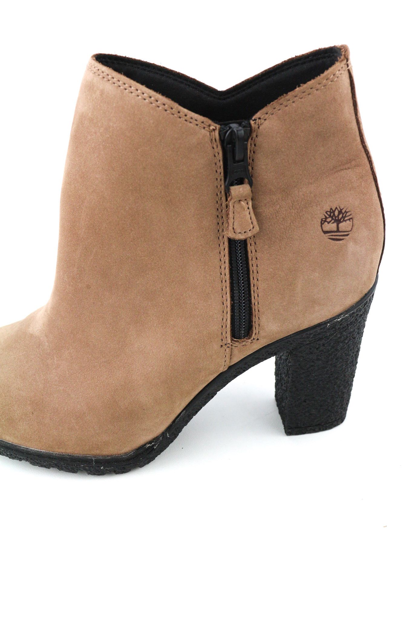 Timberland A2JJK-A6034 EU38/39 Brown Leather Ankle Heels 81141 Size US 8 / IT 38 - 11 Thumbnail