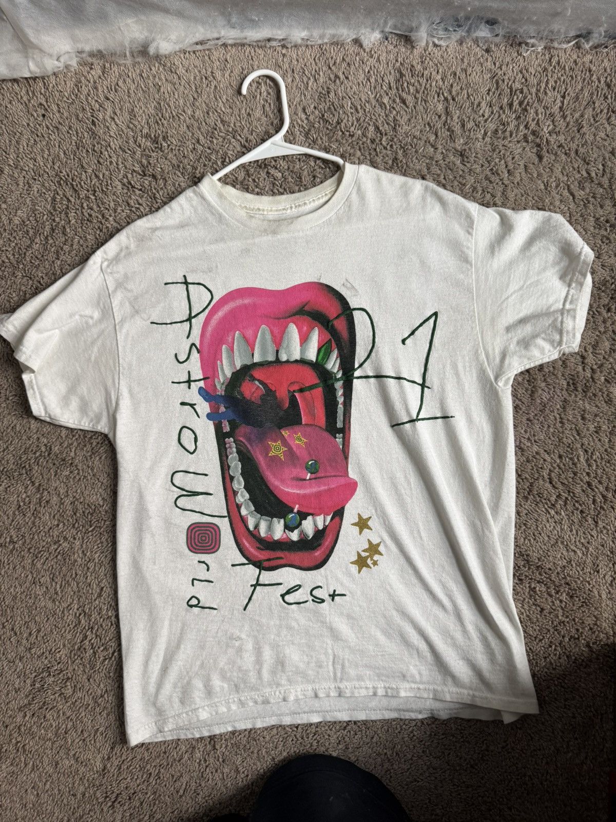 Travis Scott Travis scott astroworld festival 2021 size m shirt Size US M / EU 48-50 / 2 - 1 Thumbnail