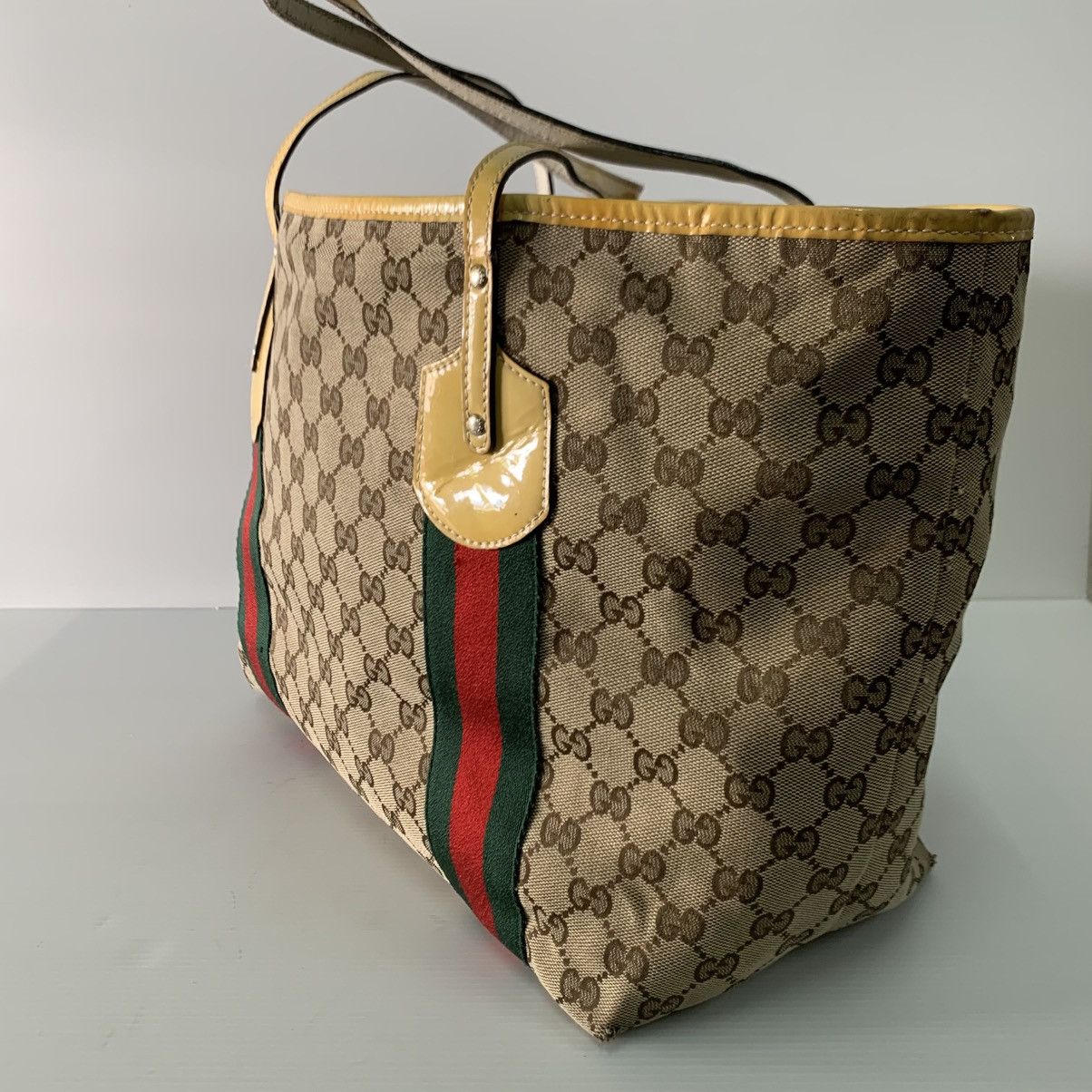Gucci Gucci Monogram Canvas Tote Bag Size ONE SIZE - 2 Thumbnail