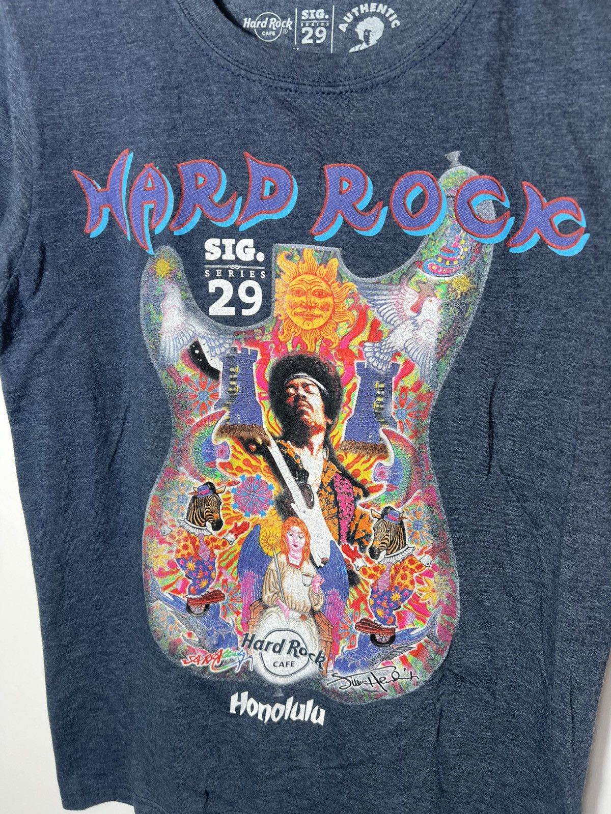 Hard Rock Cafe Vintage streetwear band Jimmy Hendrix Hard Rock Cafe T-shirt Size US S / EU 44-46 / 1 - 2 Thumbnail
