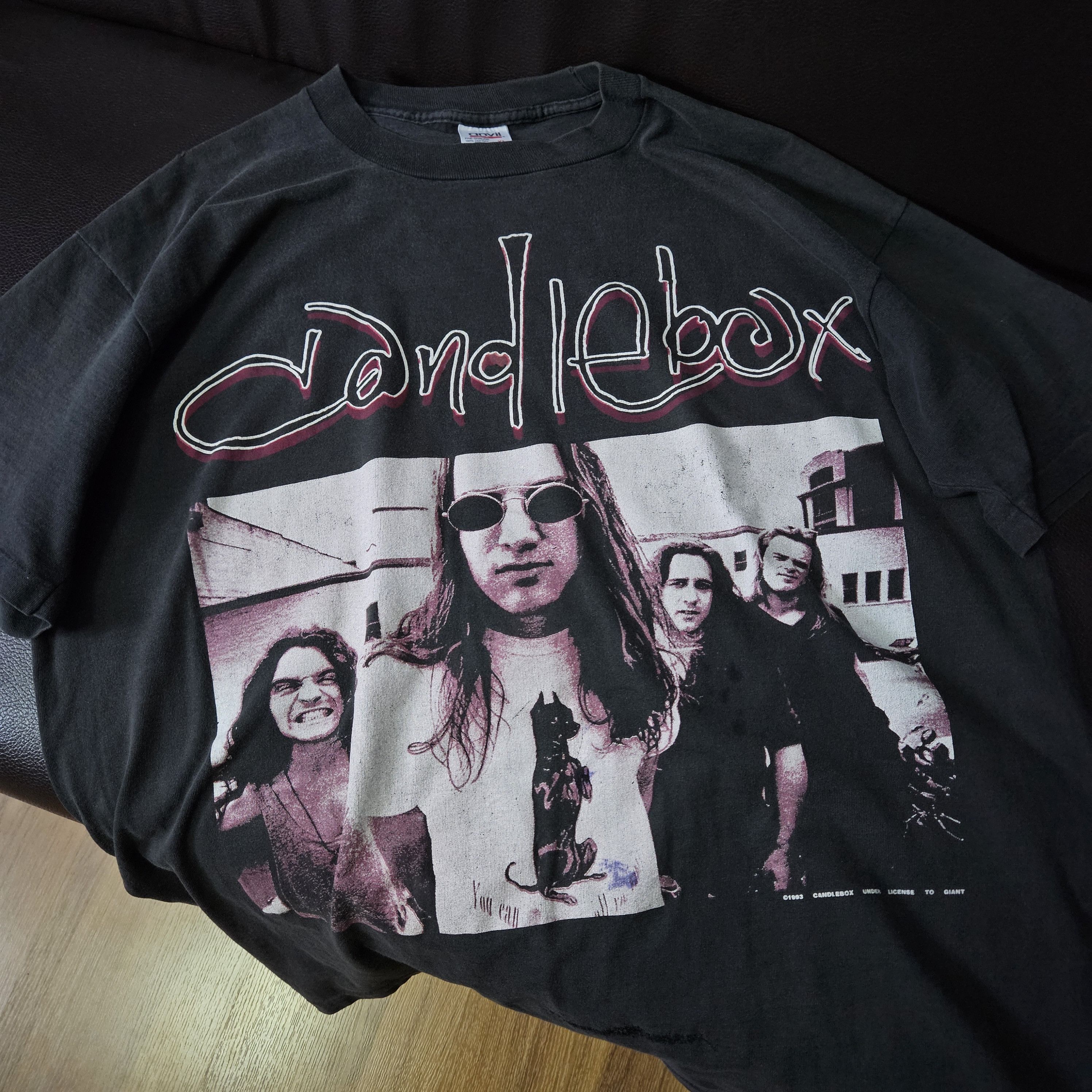 Band Tees Candlebox Vintage Shirt 1993 Size US XL / EU 56 / 4 - 5 Thumbnail