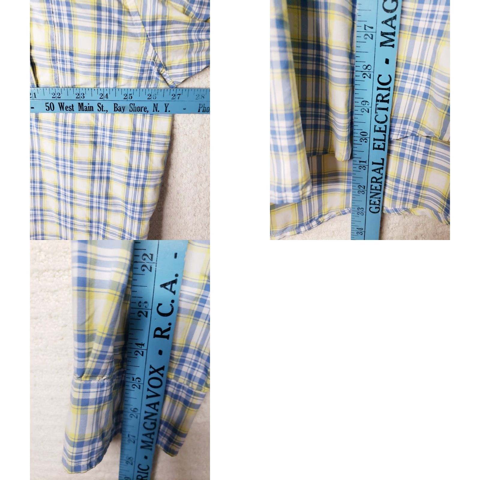 Vintage VINTAGE COLUMBIA PFG Shirt Mens XL Blue Yellow Plaid Long Sleeve OMNI-SHADE Size US XL / EU 56 / 4 - 9 Thumbnail