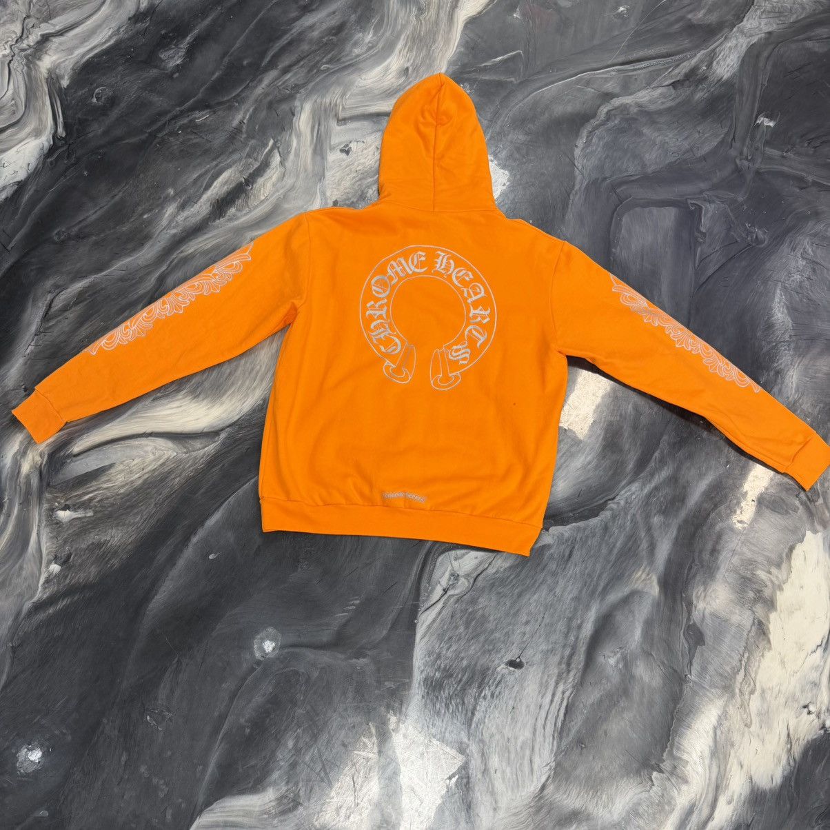 Chrome Hearts Chrome Hearts Miami Music Week Orange Hoodie Size US L / EU 52-54 / 3 - 2 Thumbnail