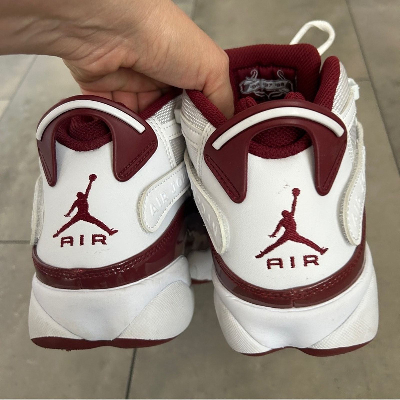 Nike Nike Air Jordan 6 Rings Team Red mid sneakers 9 Size US 9 / EU 42 - 7 Thumbnail