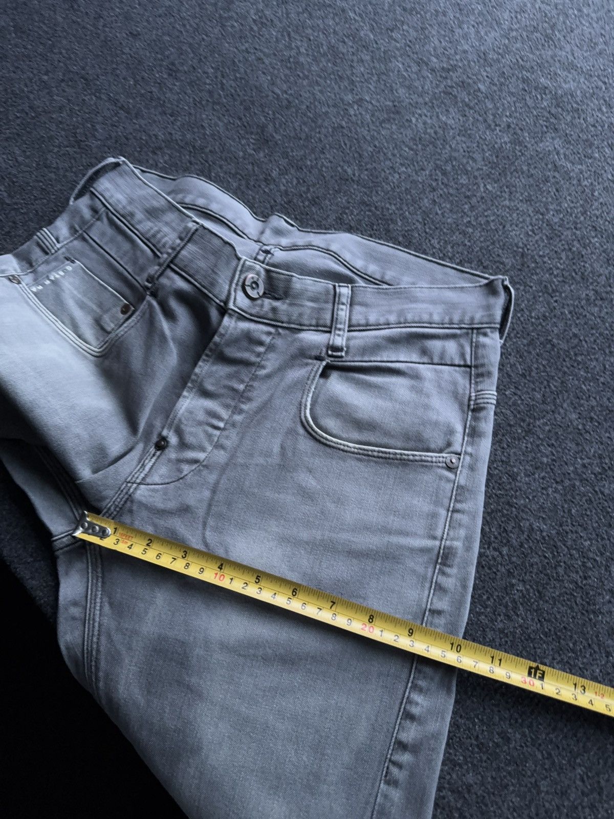 G-Star 00s Y2K G-Star RAW New Radar Slim Faded Distressed Y2K Jeans Size US 29 - 24 Thumbnail