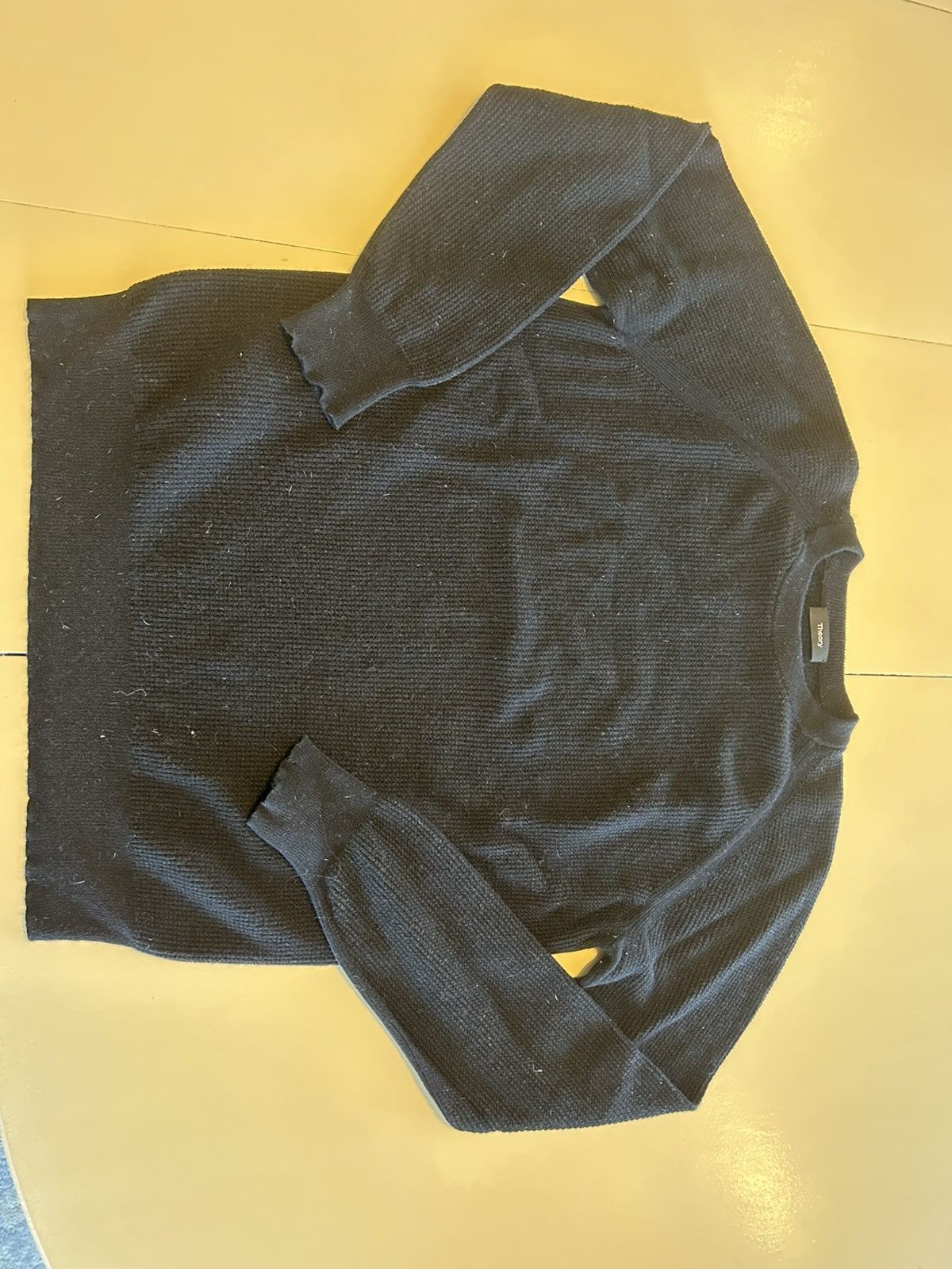 Theory Theory wool/ cashmere waffle crew Size US M / EU 48-50 / 2 - 2 Thumbnail