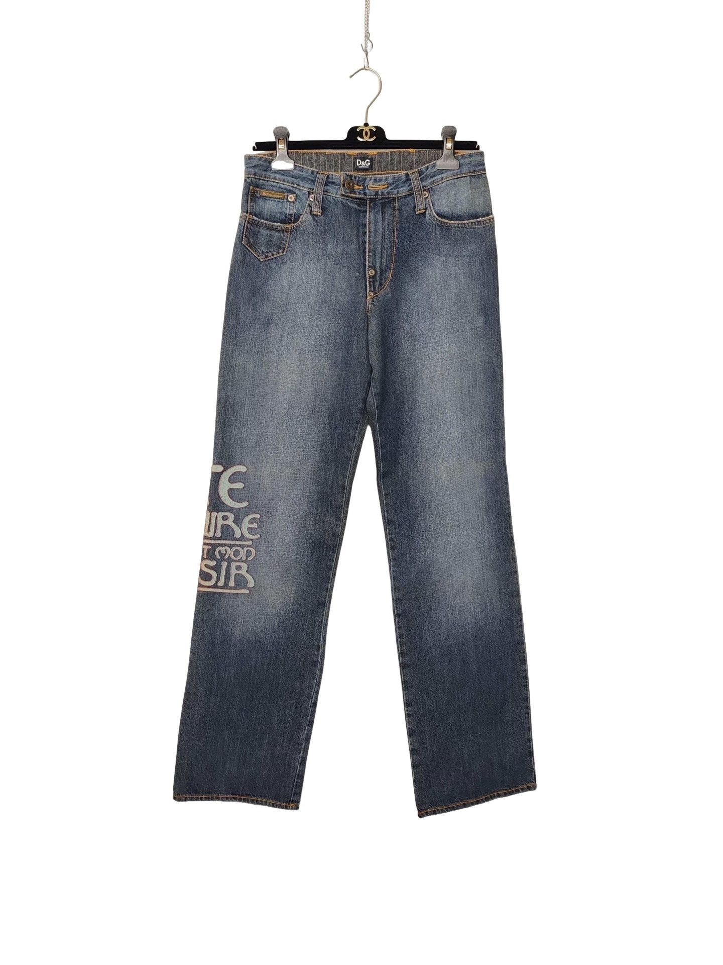 Dolce & Gabbana Dolce & Gabbana Graphic Jeans Size 30 Size US 30 / EU 46 - 1 Thumbnail