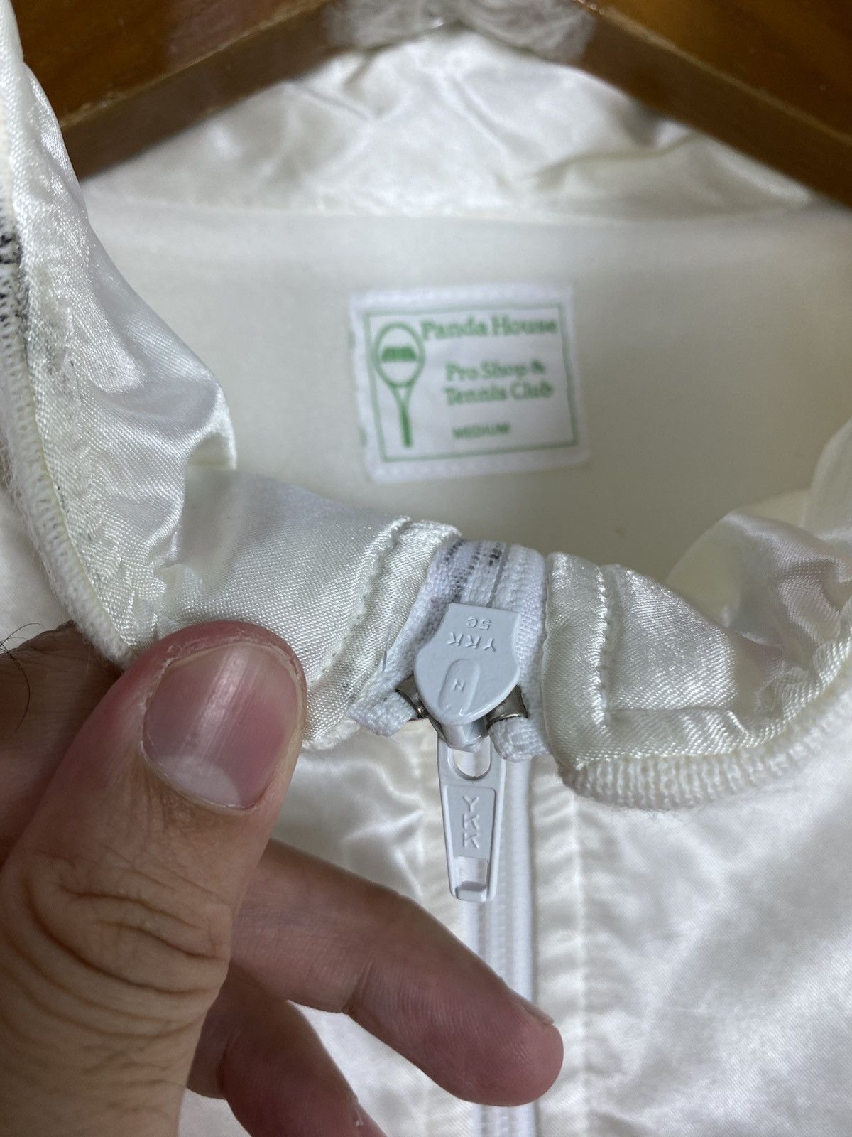 Japanese Brand Vtg Panda House Aoyama Tennis Club Satin Bomber Jacket Size US M / EU 48-50 / 2 - 7 Thumbnail