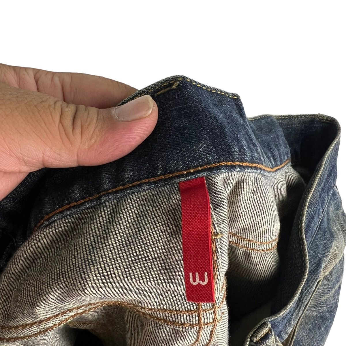 Japanese Brand 🔥VTG DISTRESSED DENIM JEANS UJ ISSEY MIYAKE Size US 38 / EU 54 - 9 Thumbnail